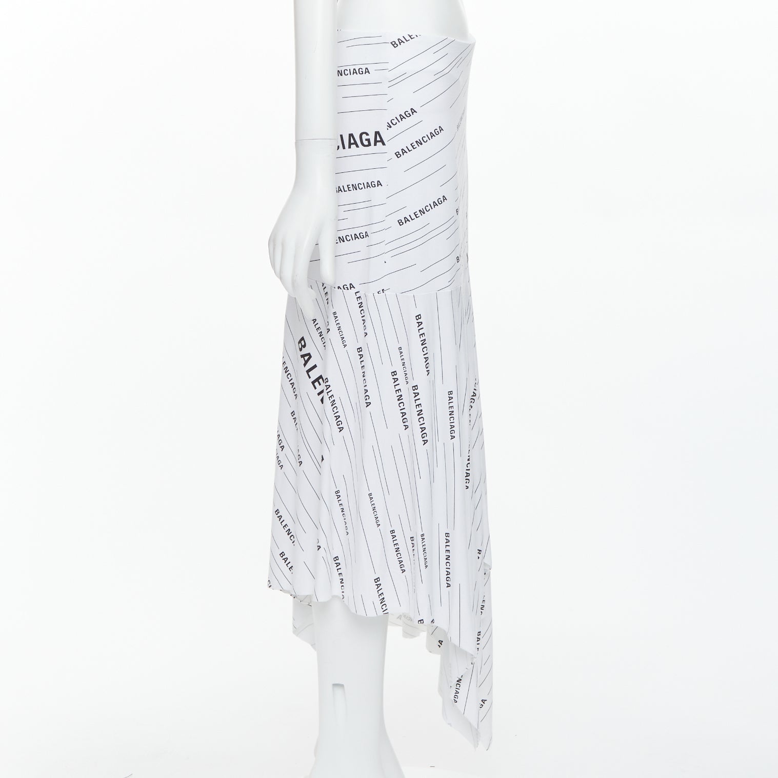 Balenciaga Logo Midi Skirt - 4