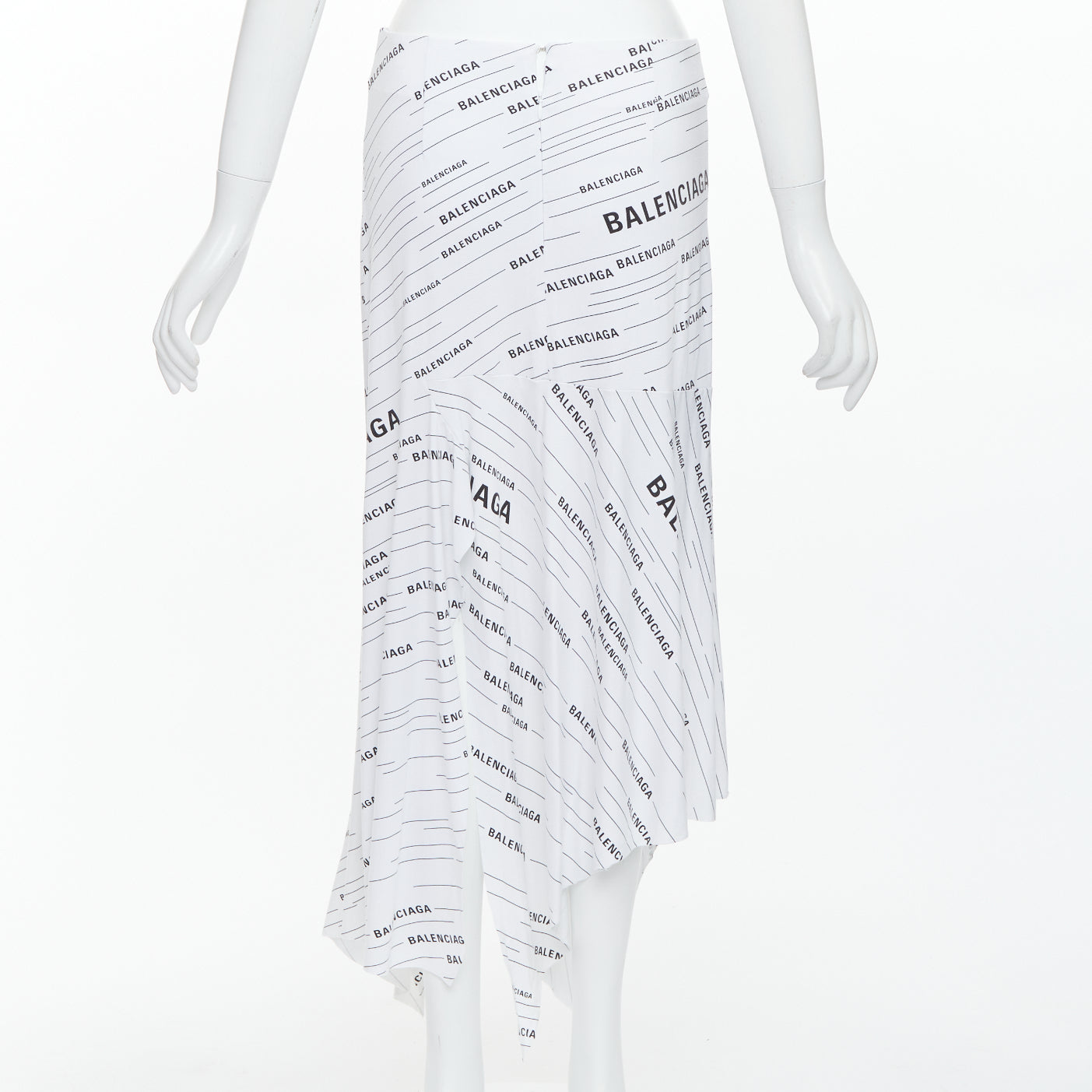 Balenciaga Logo Midi Skirt - Side view