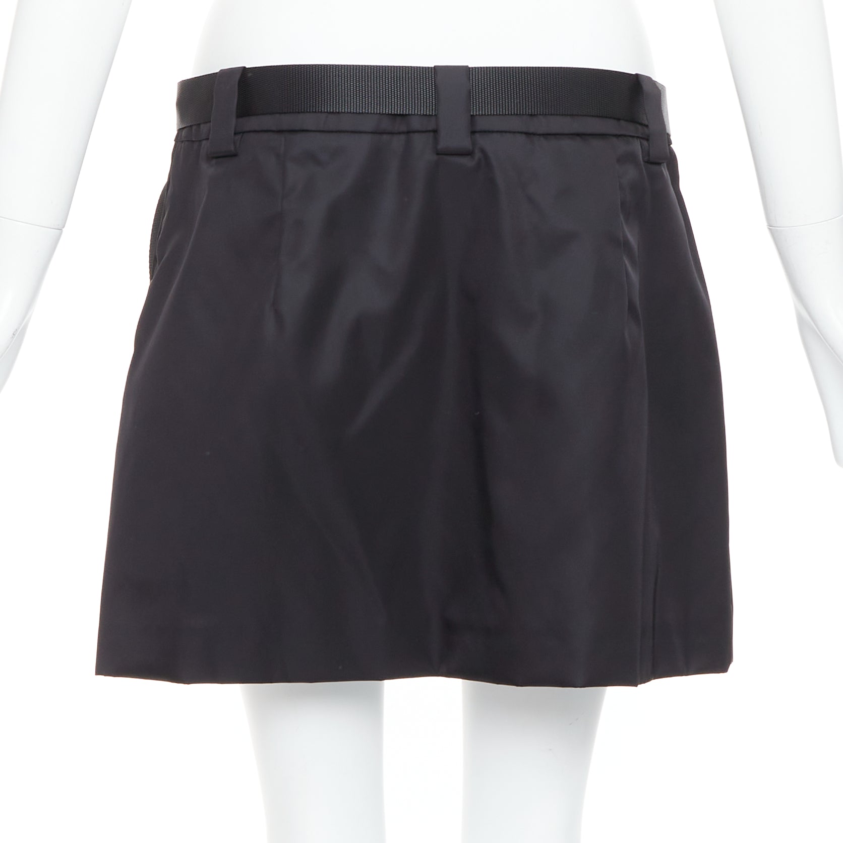 Prada Logo Buckle Skirt - Side view
