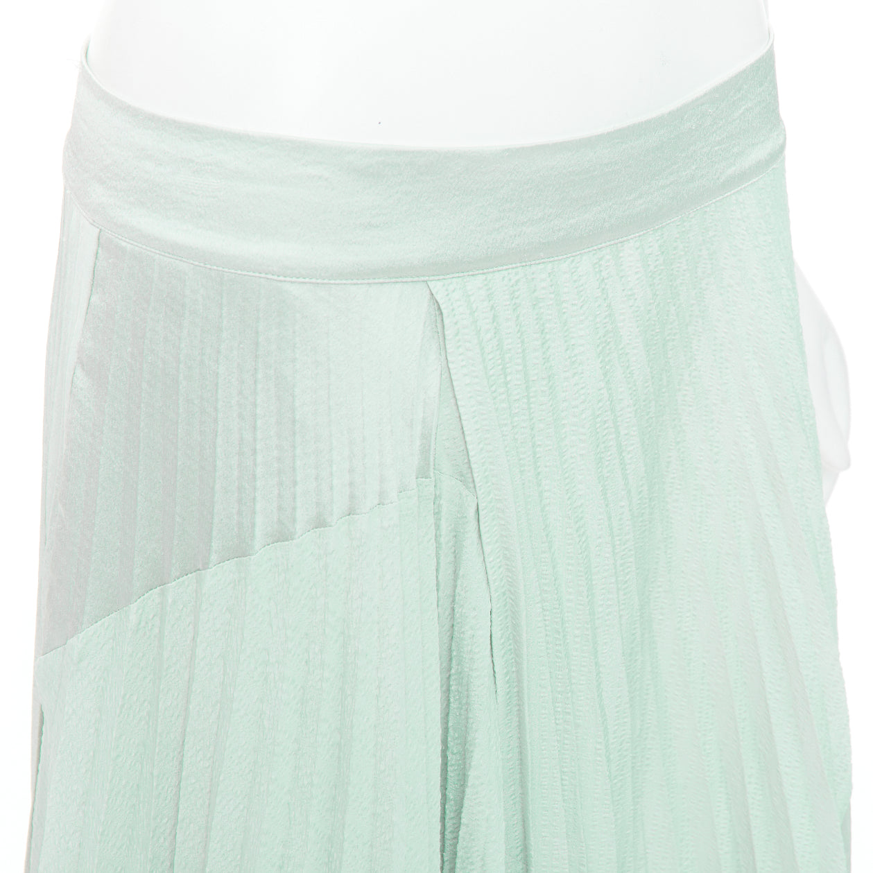 Vince Fabric Panel Skirt - Back view