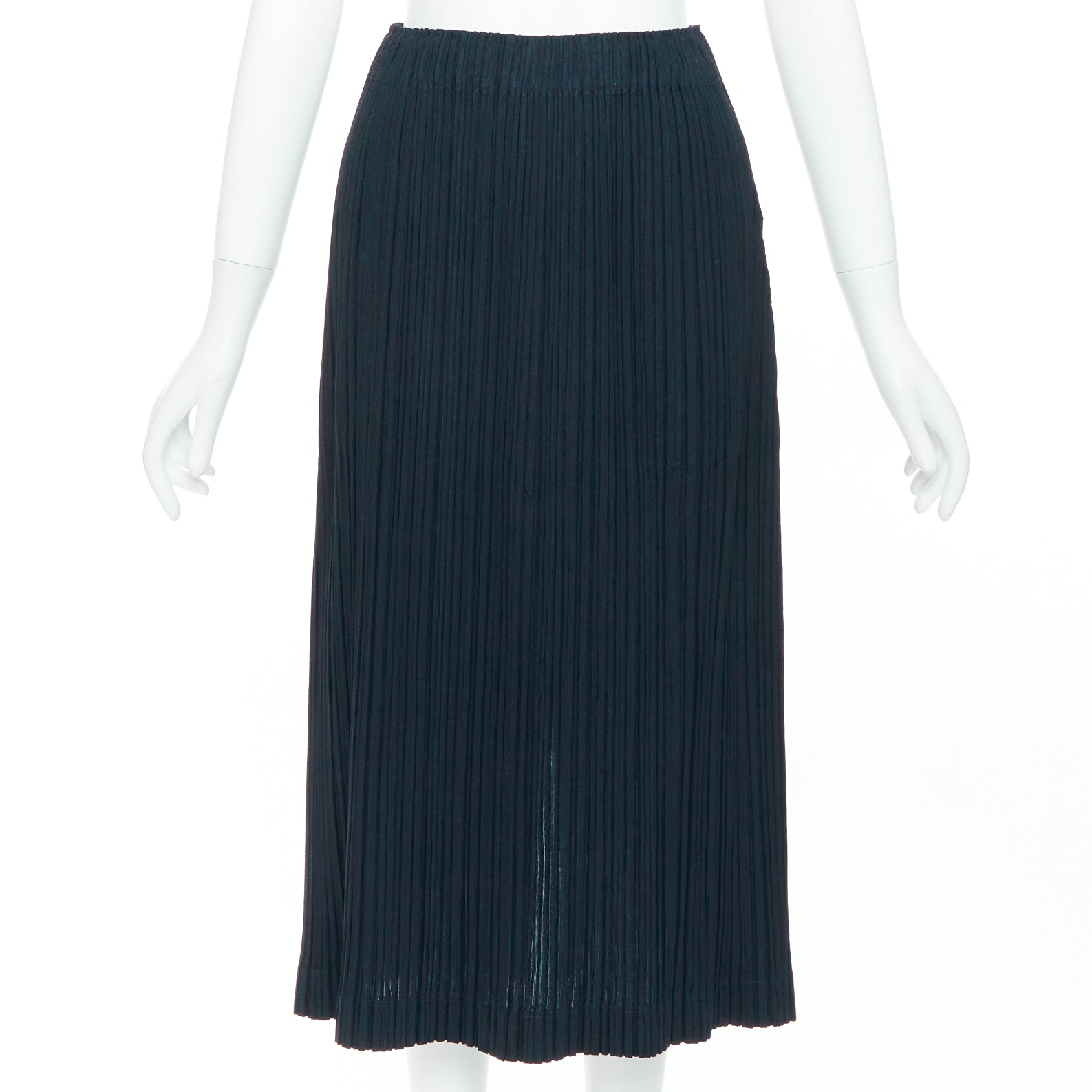 Issey Miyake Pleated Wool Skirt