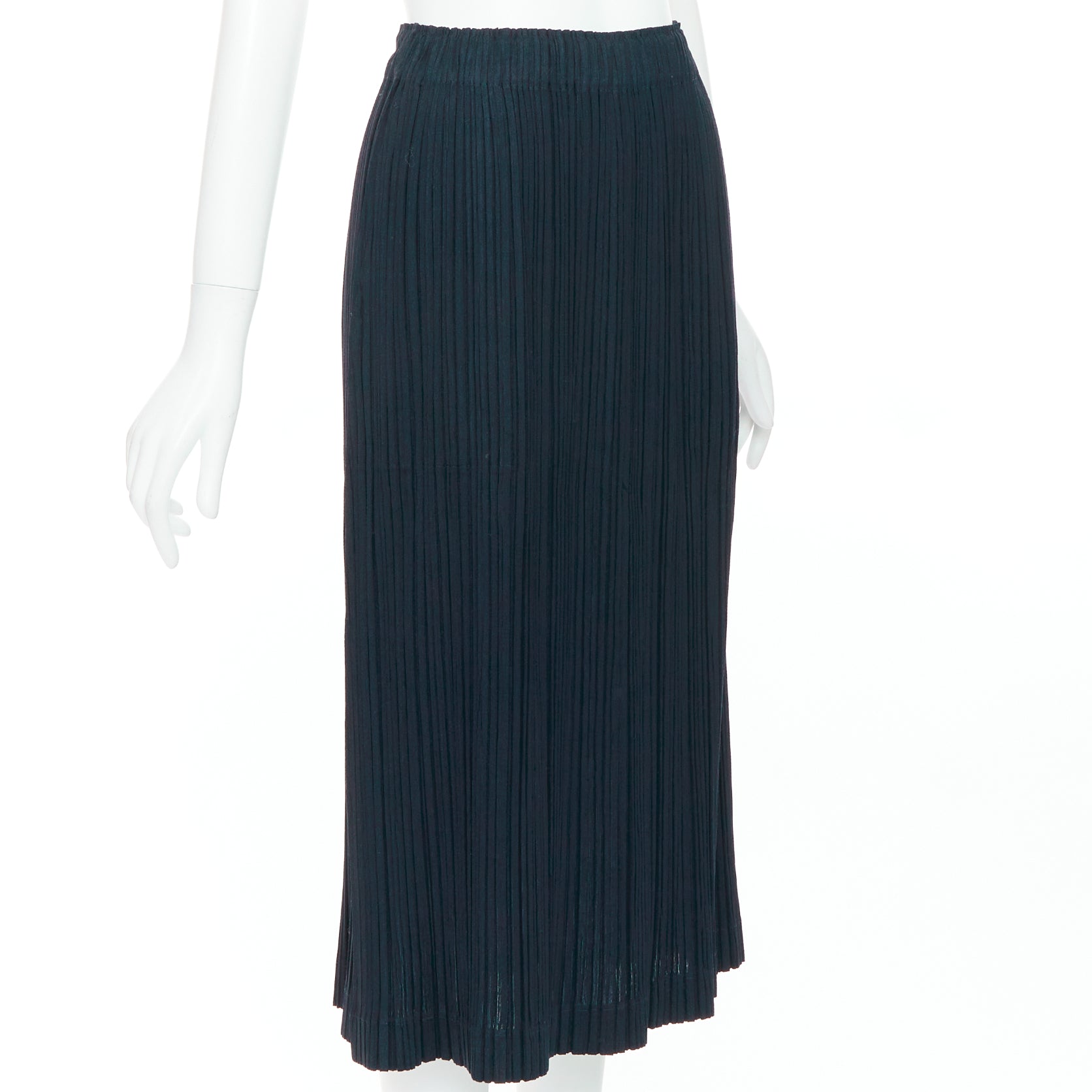 Issey Miyake Pleated Wool Skirt - Image 6