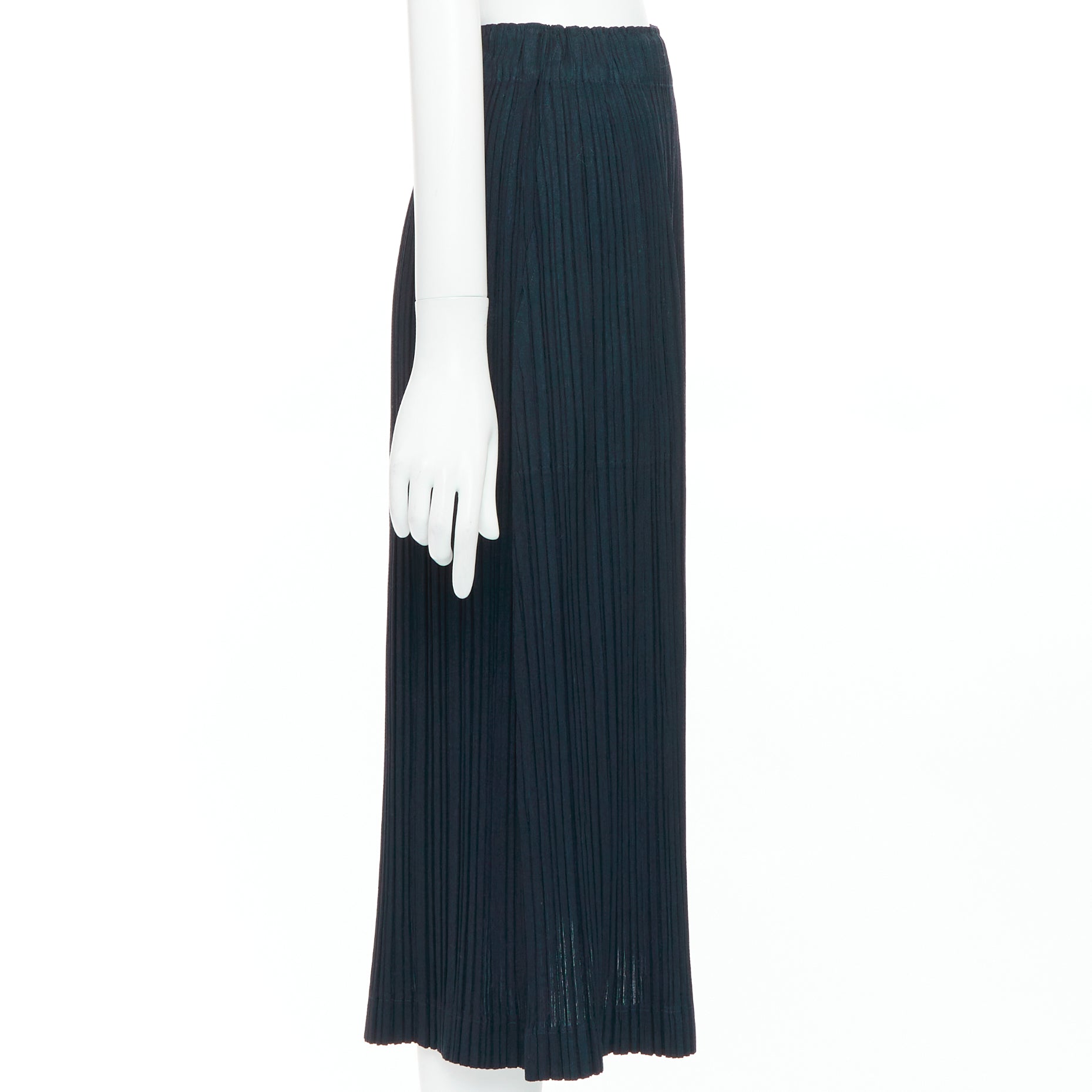 Issey Miyake Pleated Wool Skirt - 4