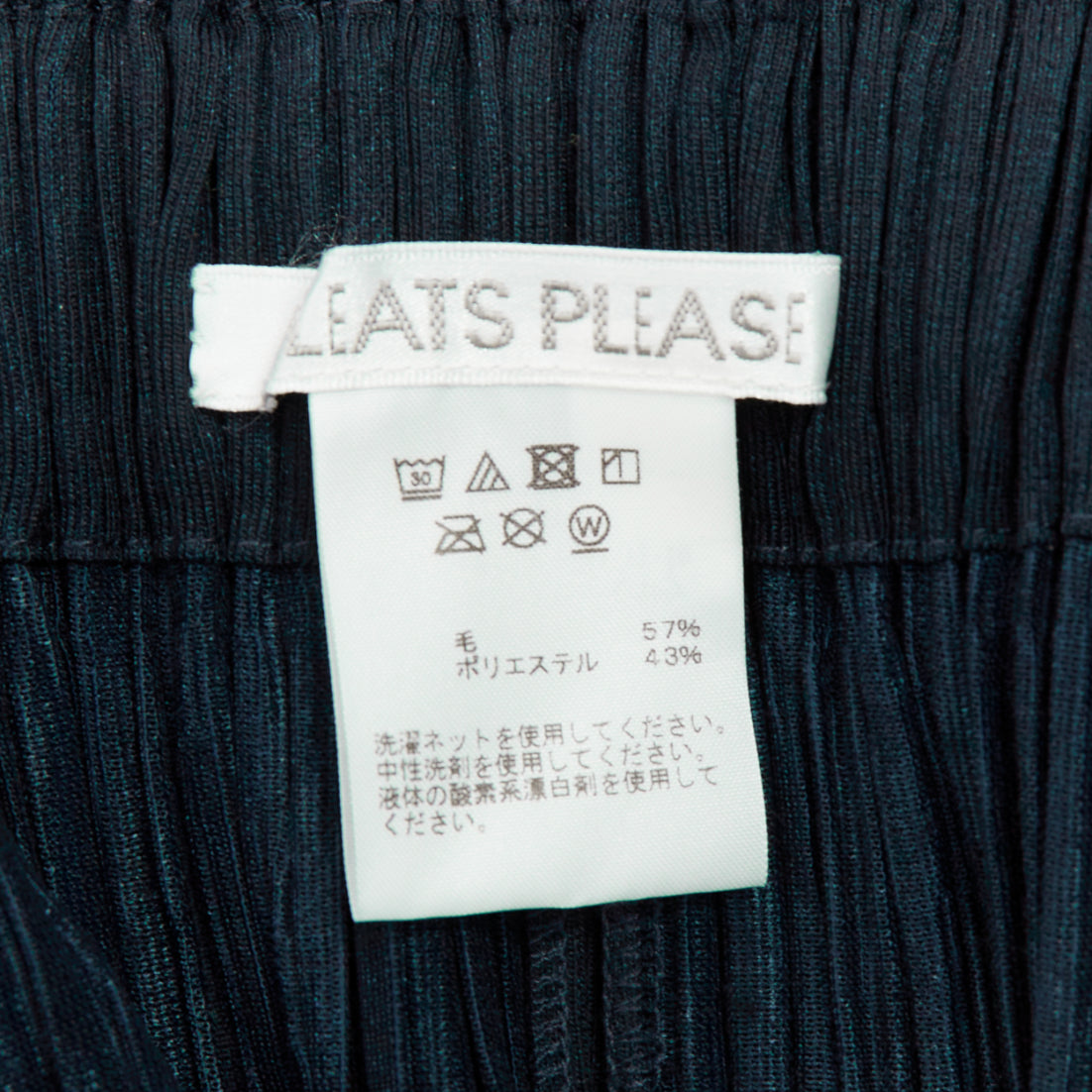 Issey Miyake Pleated Wool Skirt - Image 10