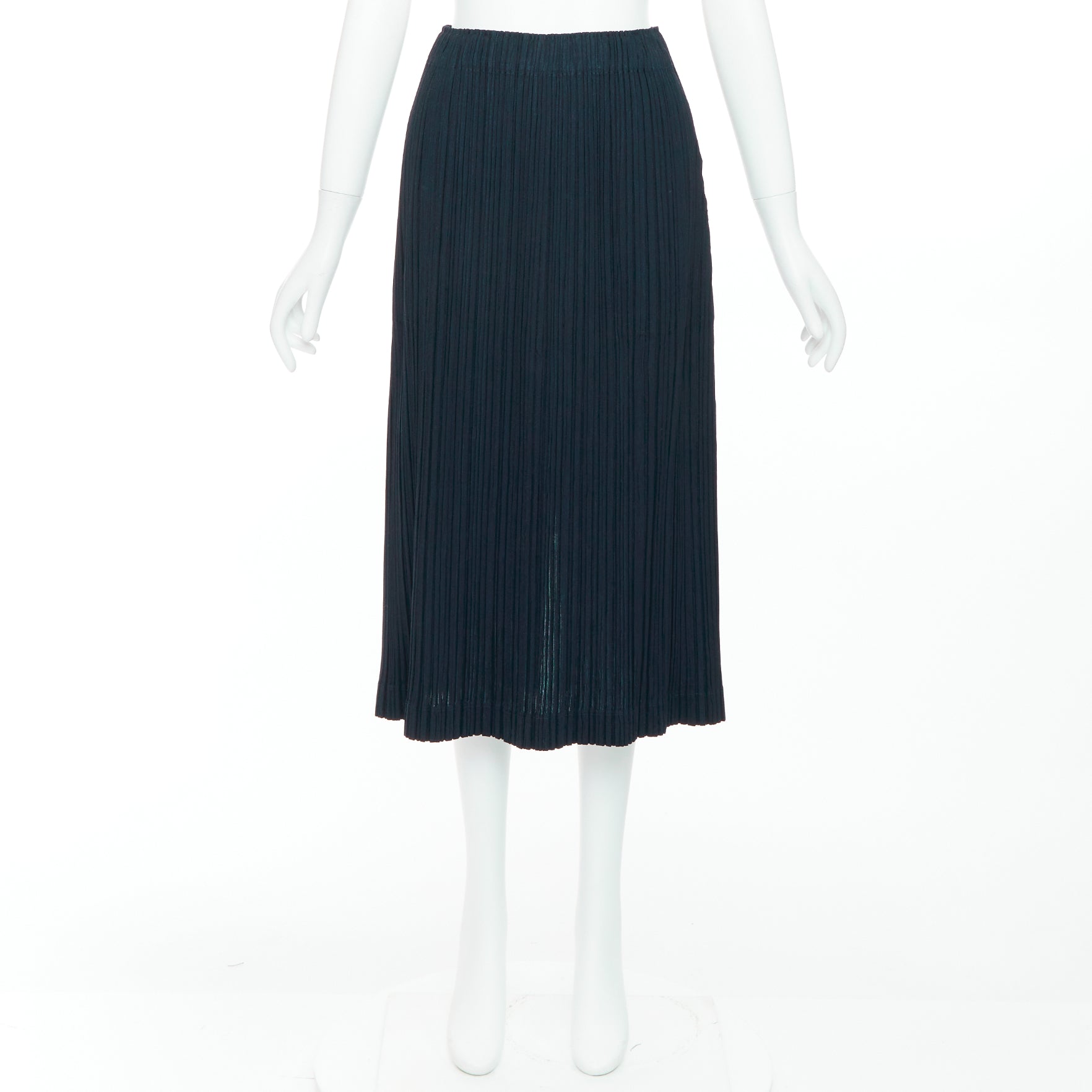 Issey Miyake Pleated Wool Skirt - Image 11