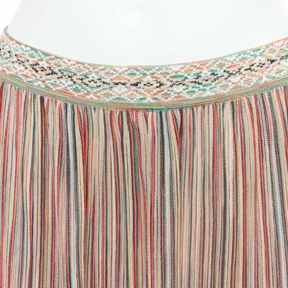 Missoni Striped Knit Skirt - Back view