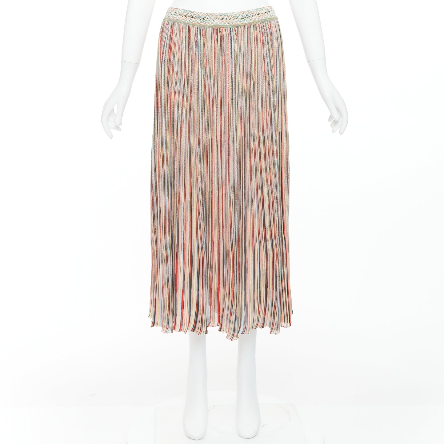 Missoni Striped Knit Skirt - Image 11