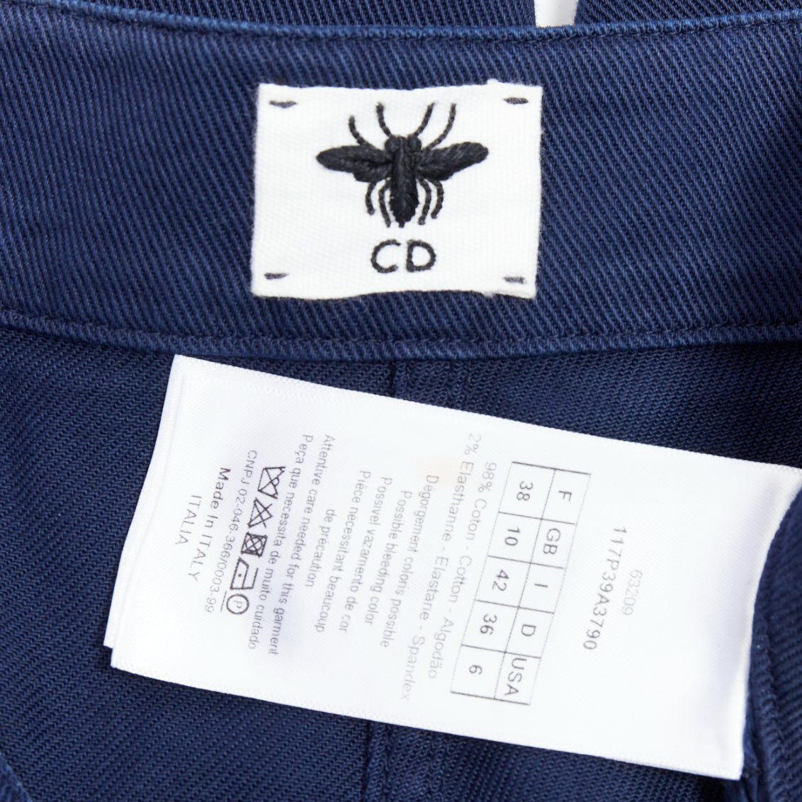 Dior Indigo Tie Dye Jeans - Image 10