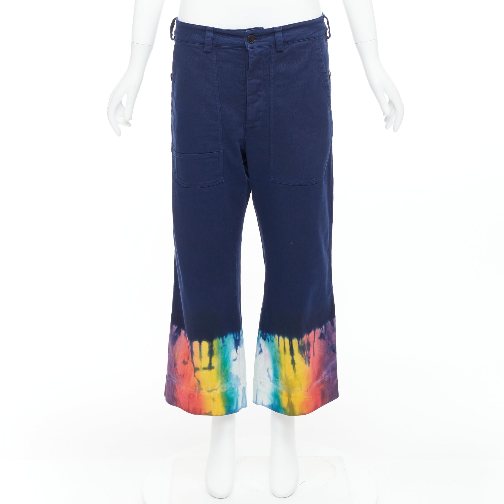Dior Indigo Tie Dye Jeans - Image 11