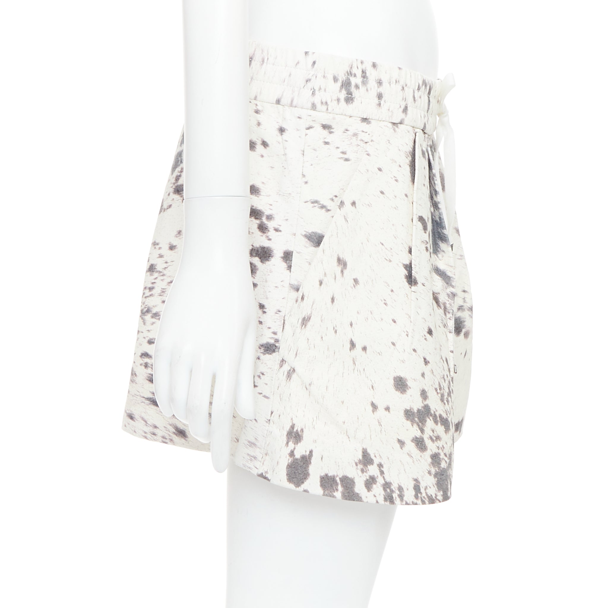 3.1 Phillip Lim Cow Print Shorts - 4