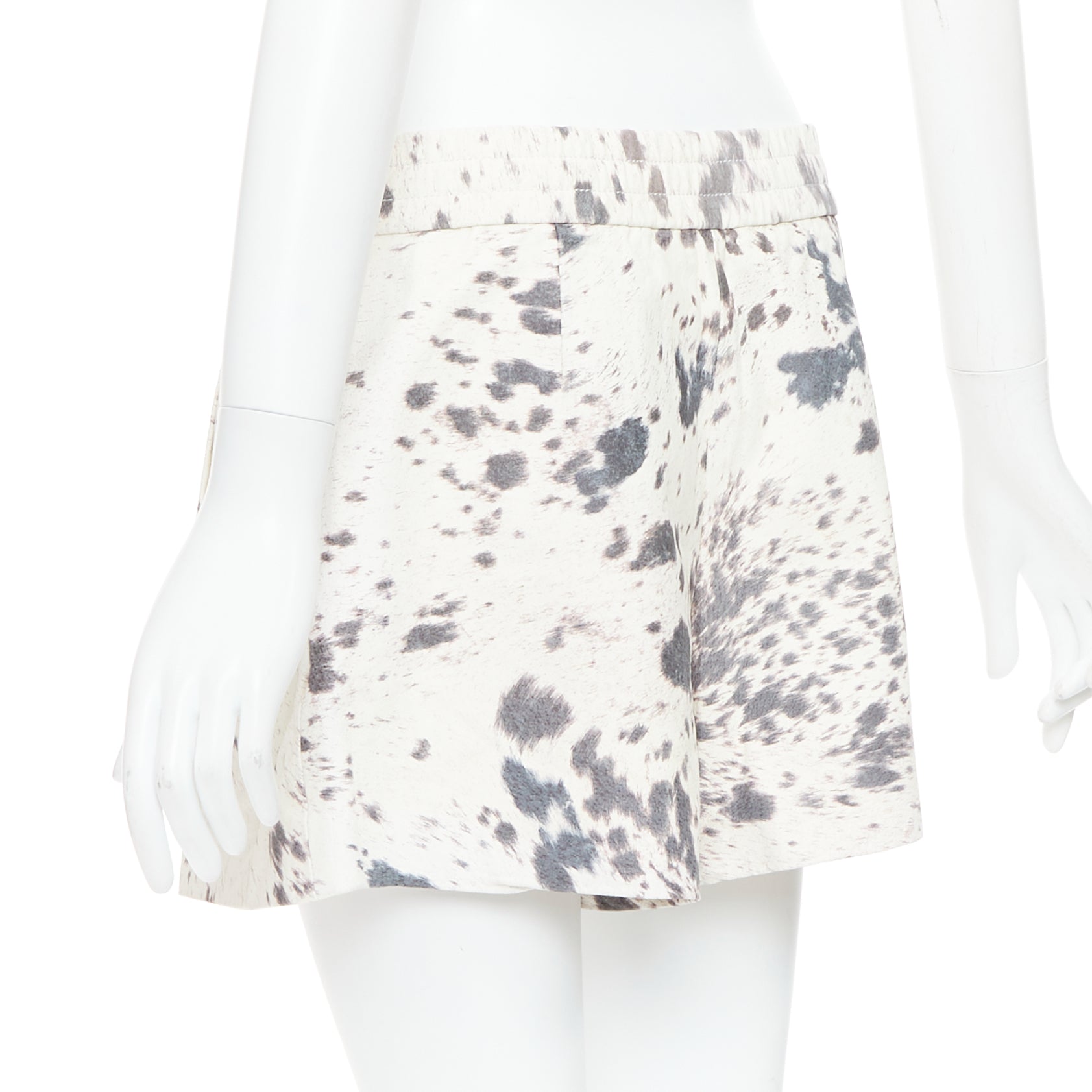 3.1 Phillip Lim Cow Print Shorts - Detail 1