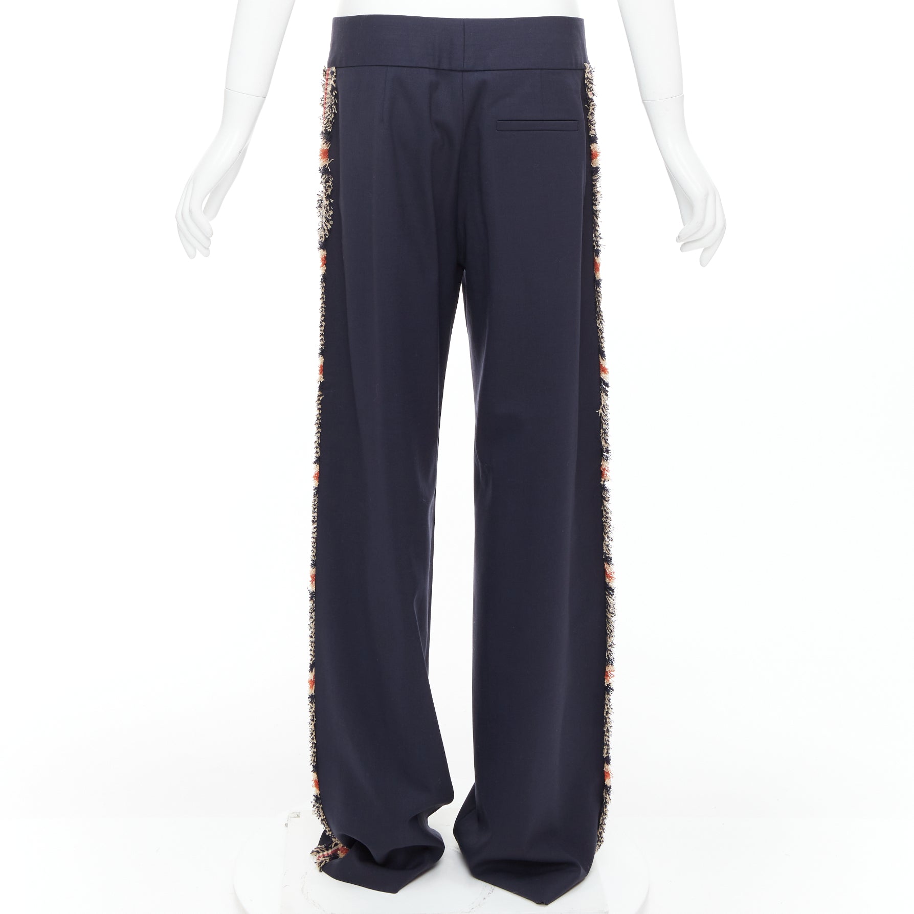 Monse Plaid Trim Trousers - Side view