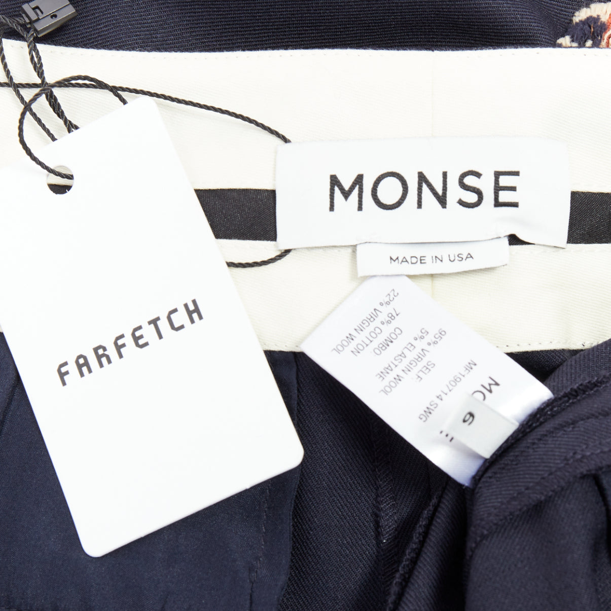 Monse Plaid Trim Trousers - Image 10