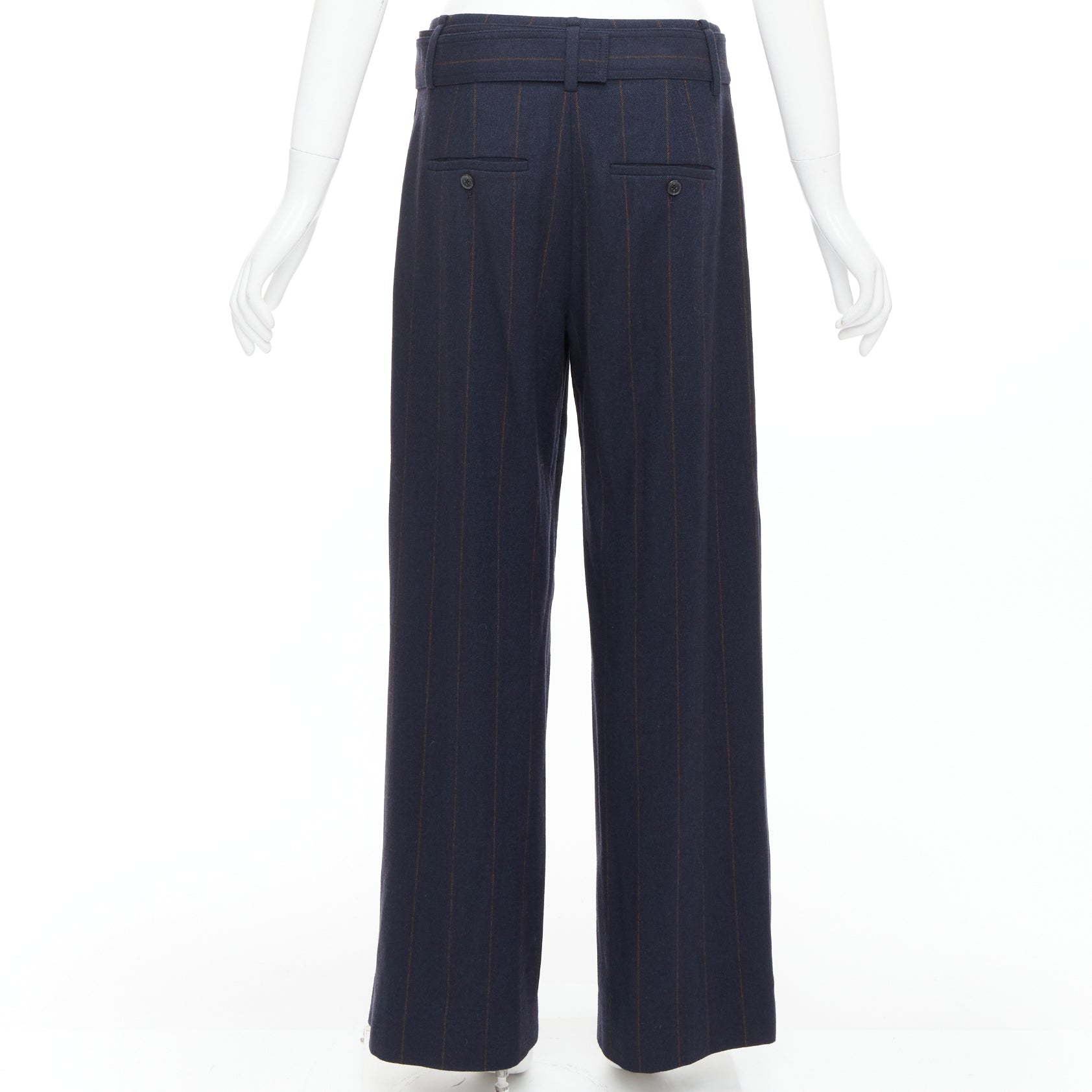Vince Pinstripe Wide Pants - Side view
