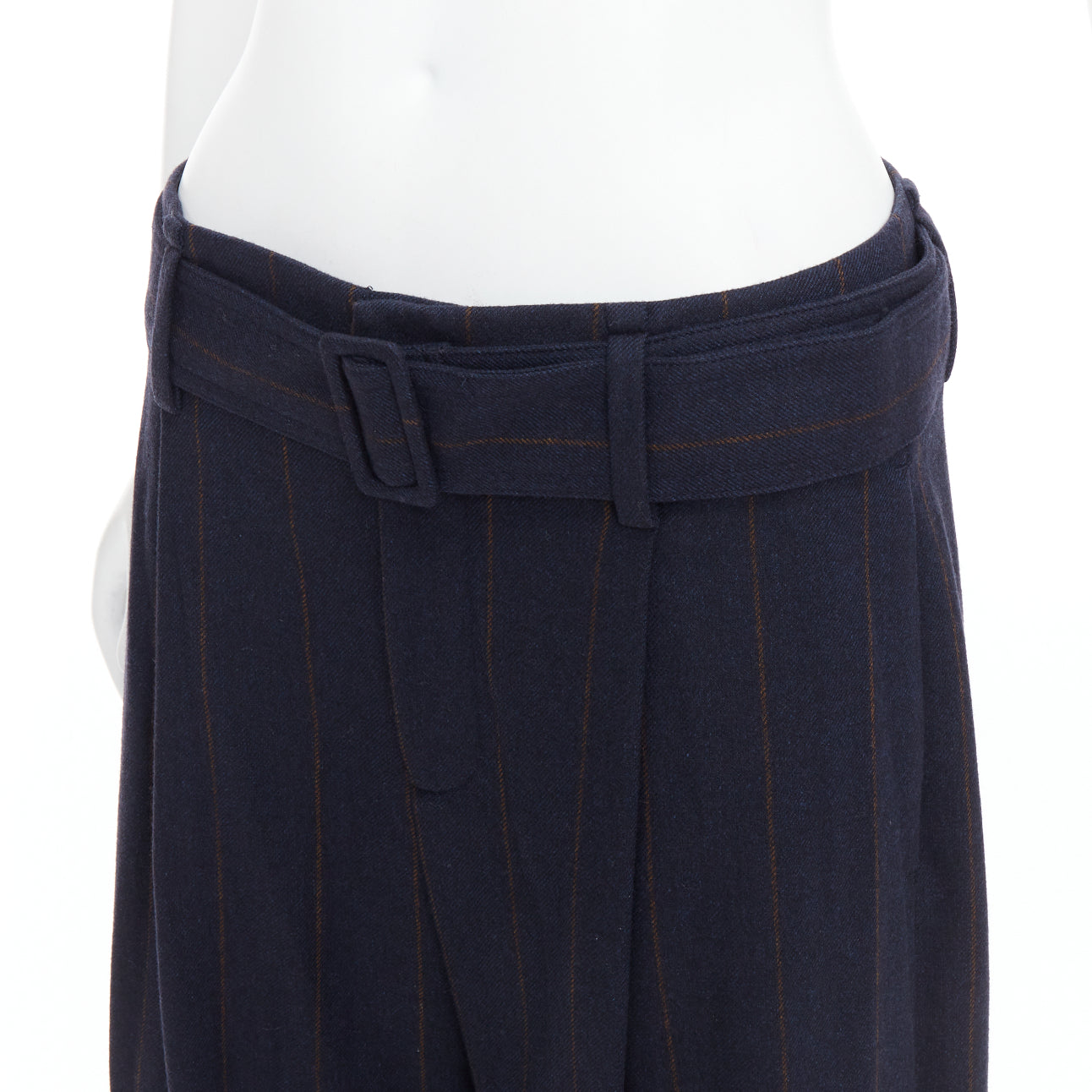 Vince Pinstripe Wide Pants - Detail 2