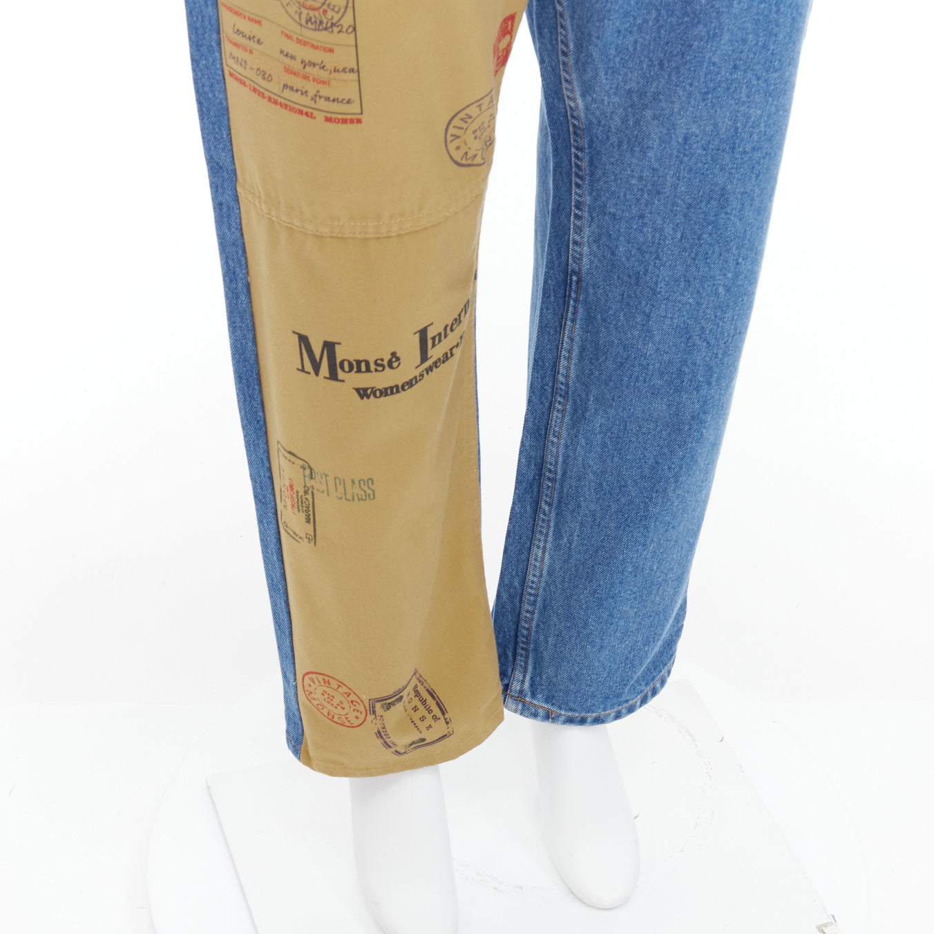 Monse Postcard Split Jeans - Detail 2