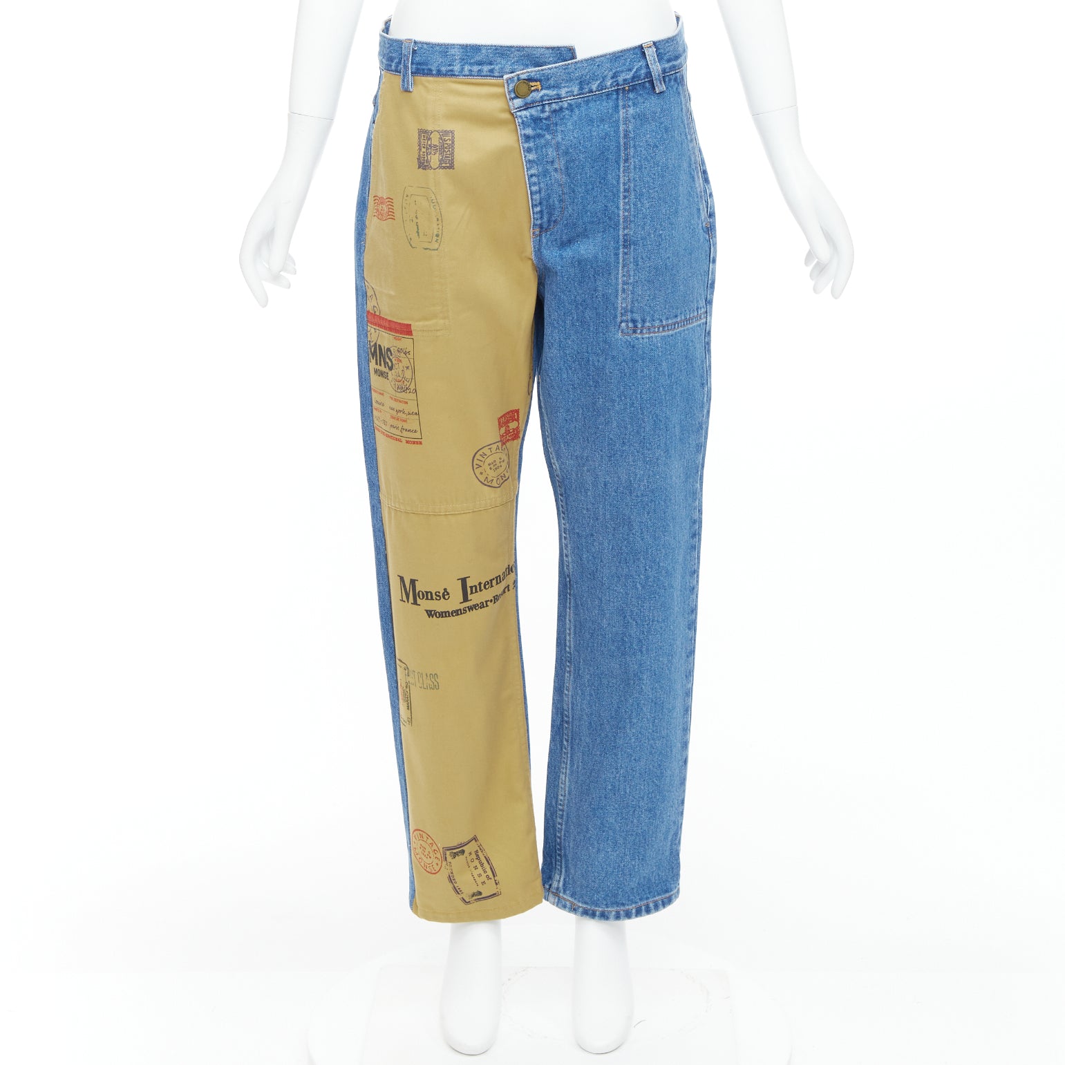 Monse Postcard Split Jeans - Image 11