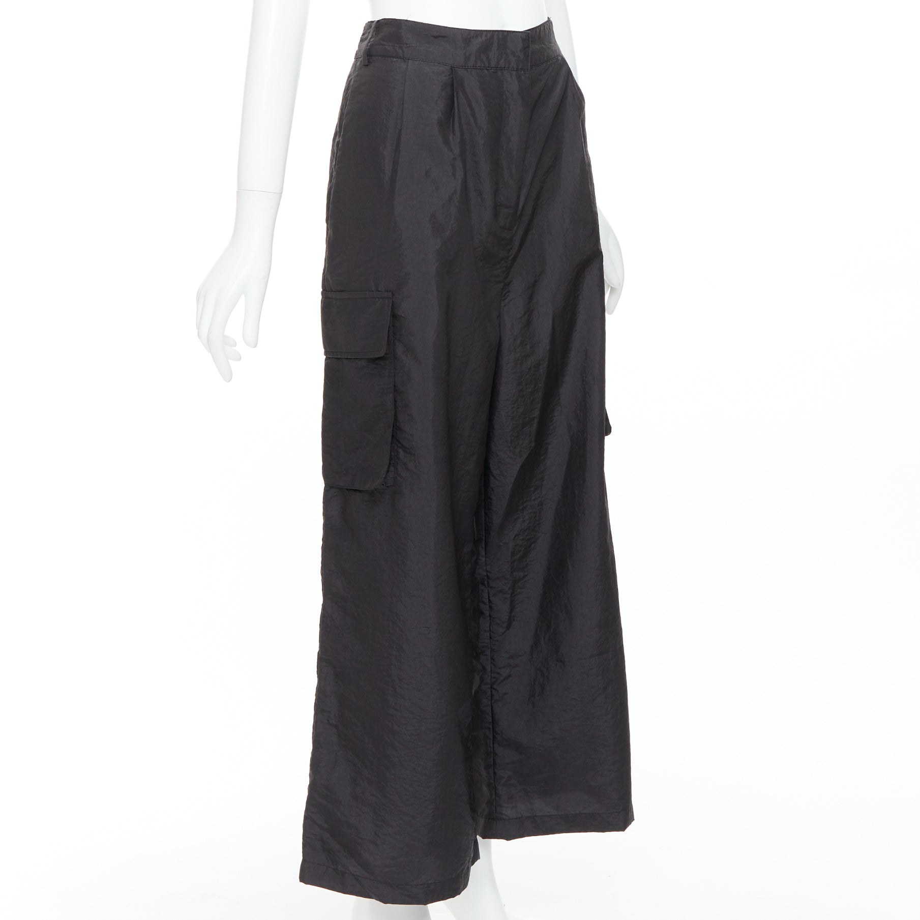 Tibi Crinkle Cargo Pants - Image 6