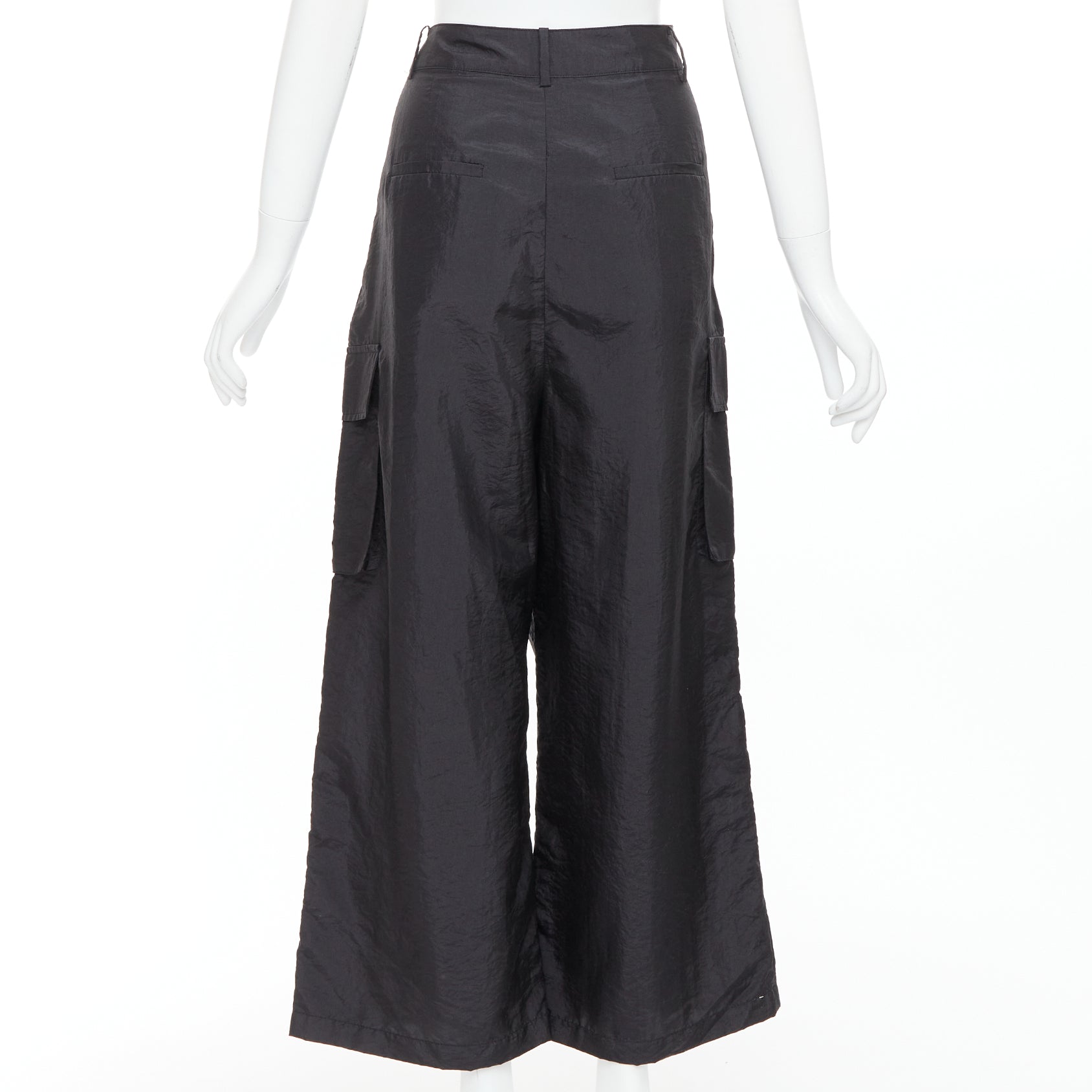Tibi Crinkle Cargo Pants - Side view
