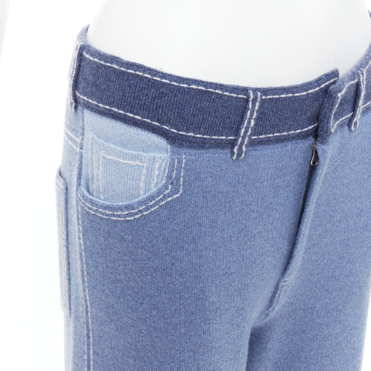 Barrie Topstitch Knit Pants - Detail 1