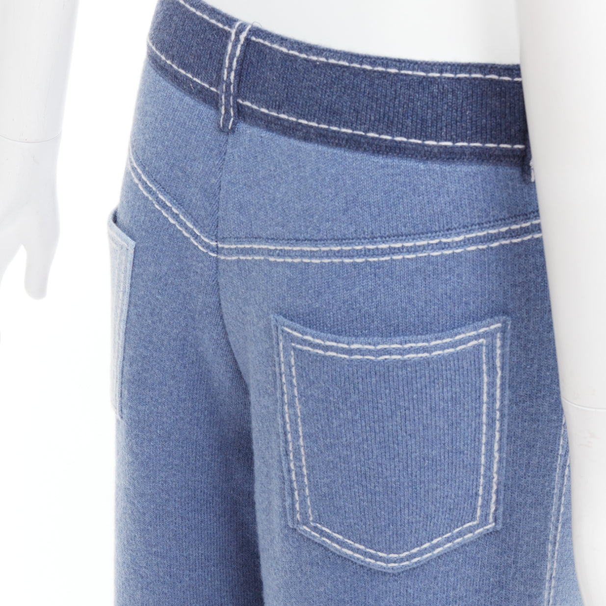 Barrie Topstitch Knit Pants - Detail 2