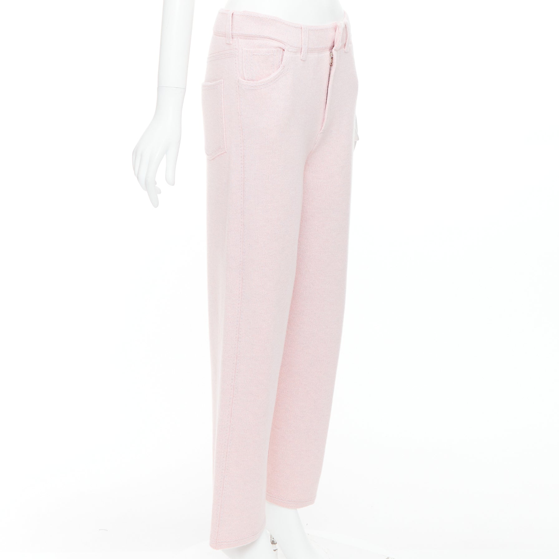 Barrie Pink Knit Pants - Image 6