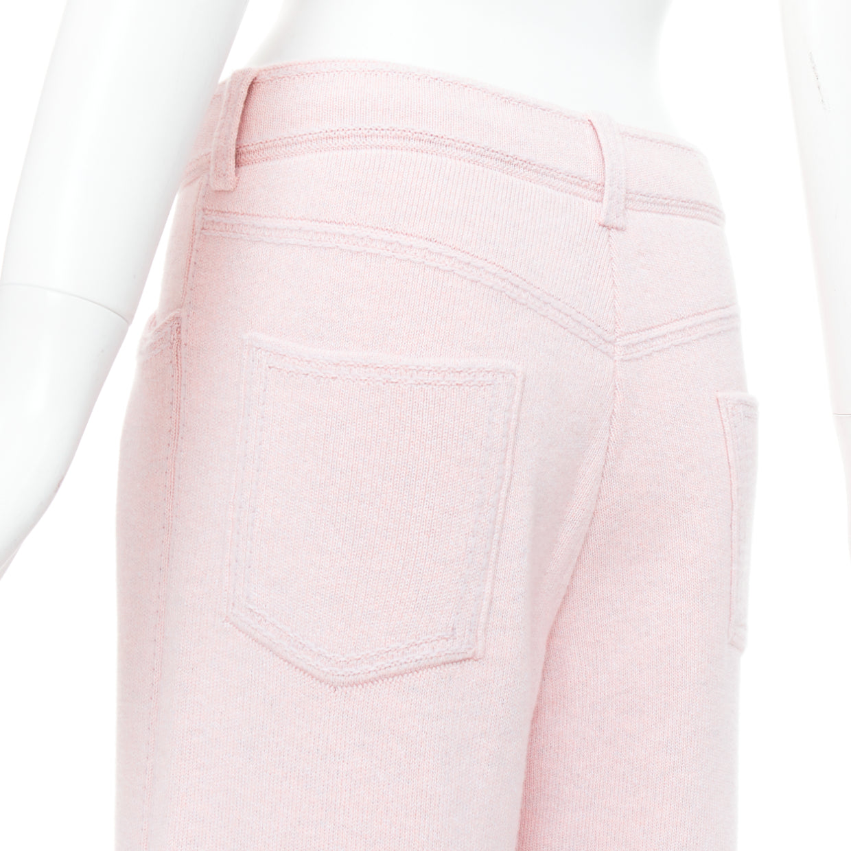 Barrie Pink Knit Pants - Detail 2