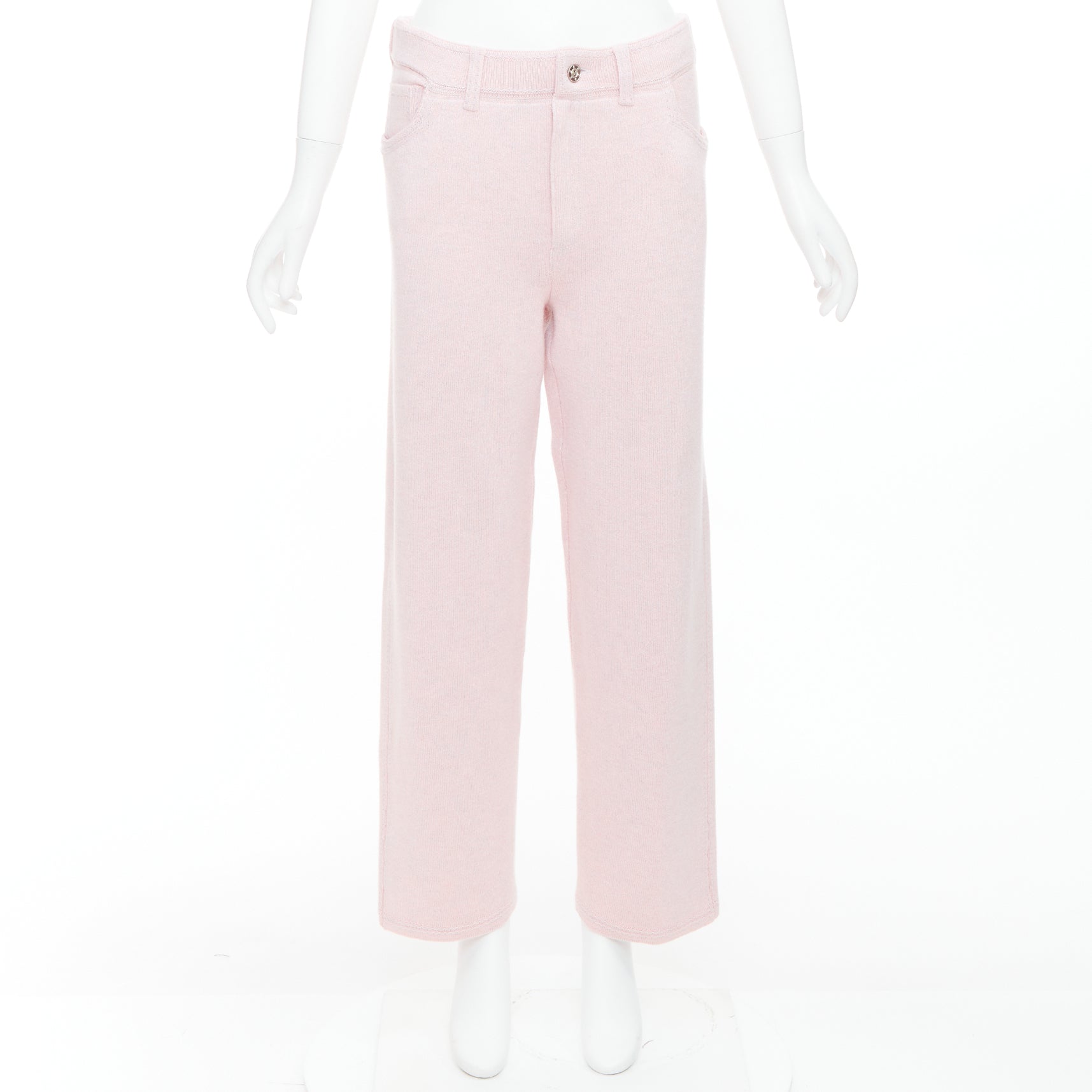 Barrie Pink Knit Pants - Image 11