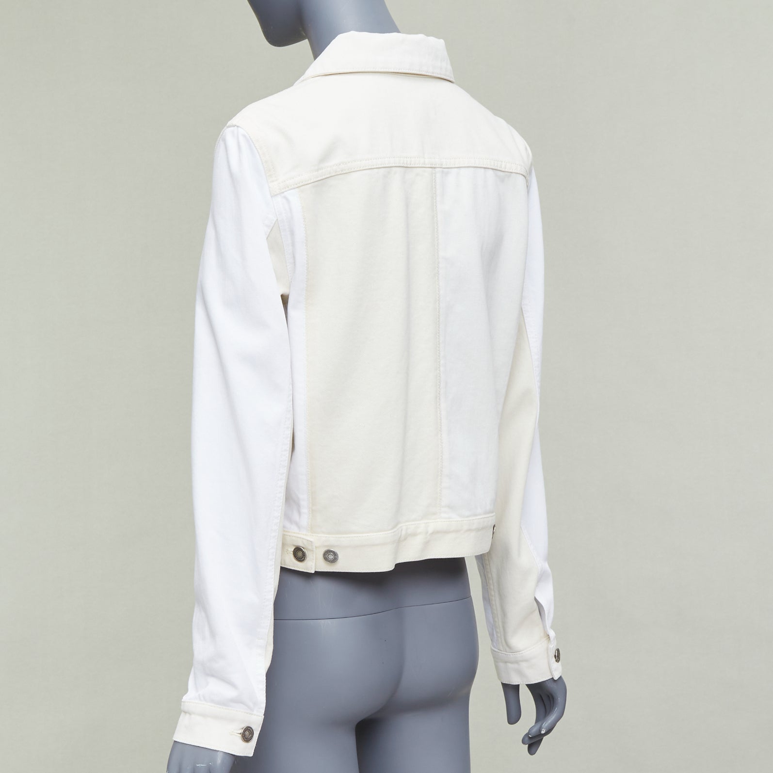 Dior White Denim Logo Jacket - Detail 2