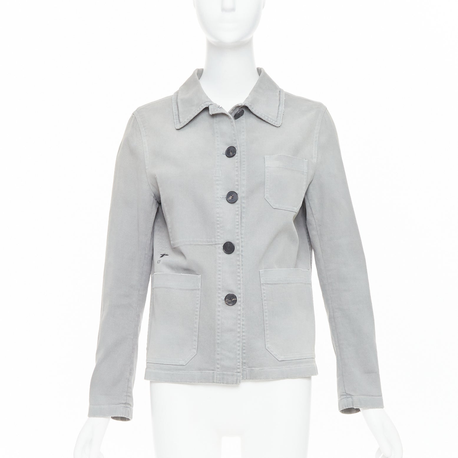Dior Grey Denim Chore Jacket