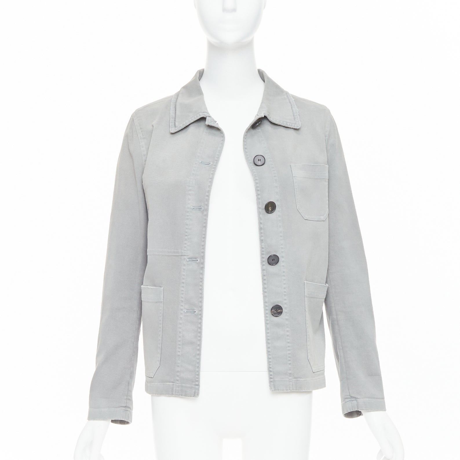 Dior Grey Denim Chore Jacket - Image 6