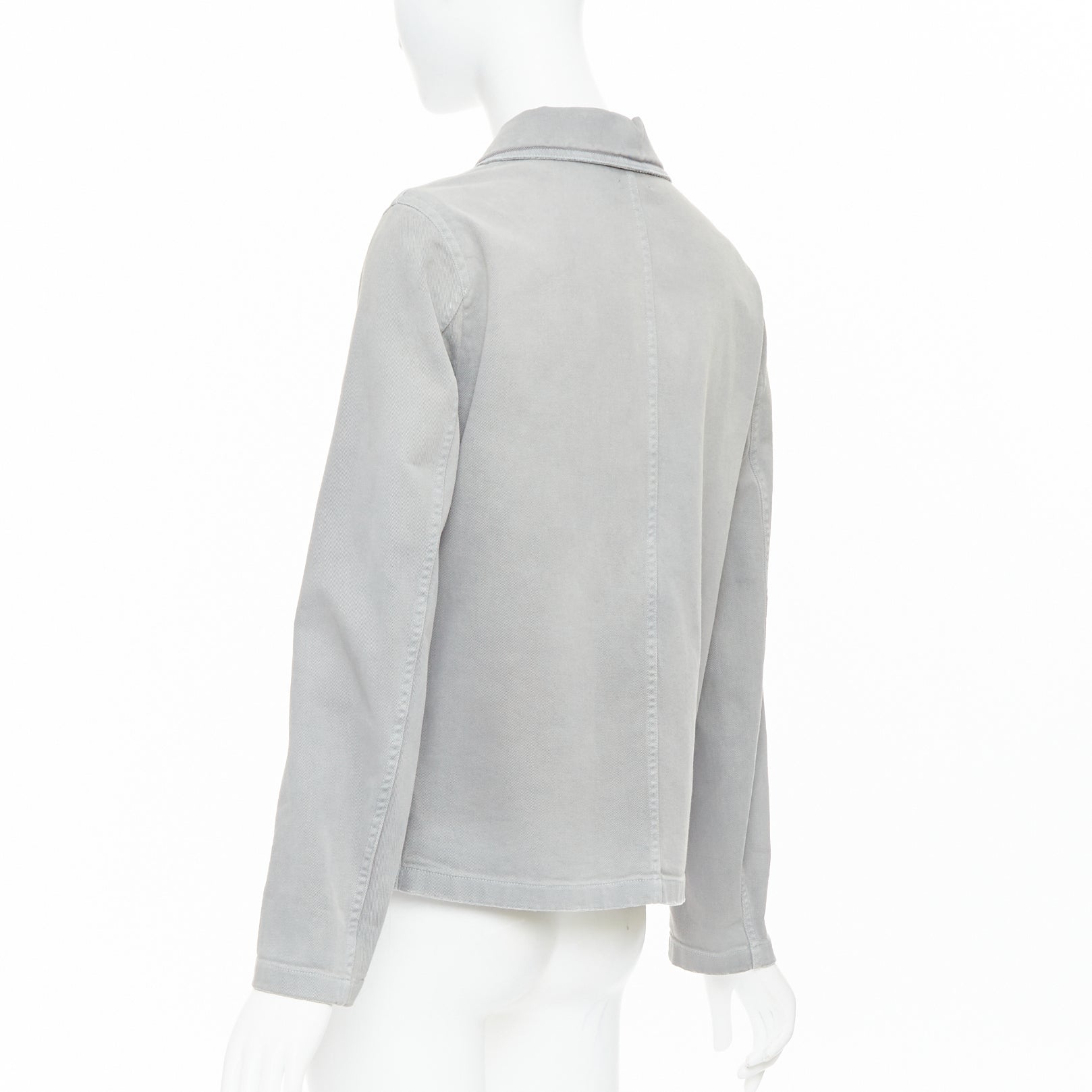 Dior Grey Denim Chore Jacket - Detail 2