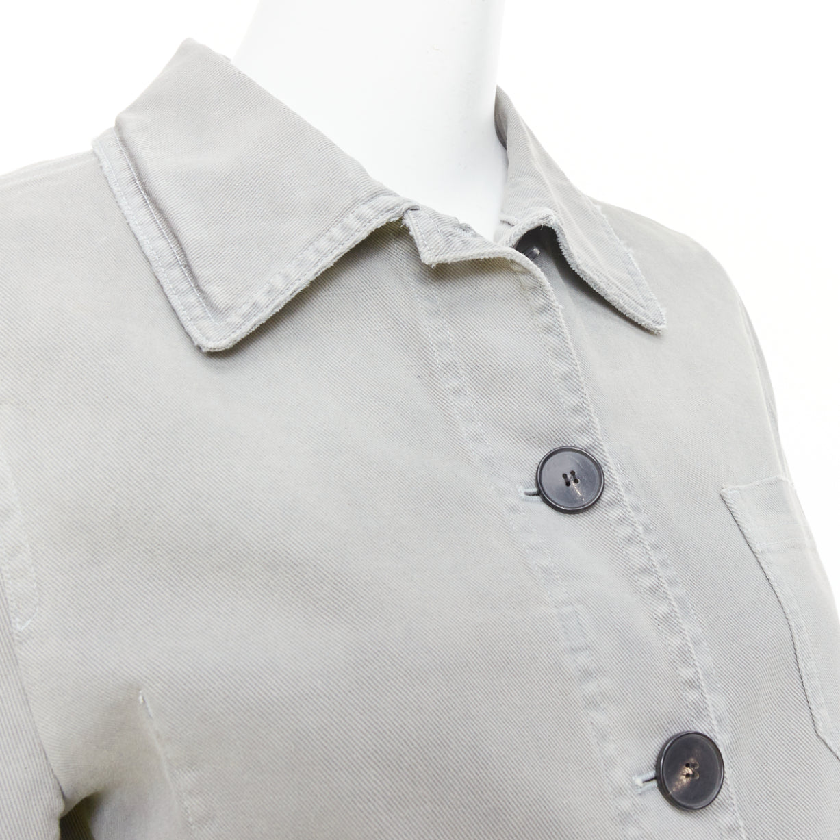 Dior Grey Denim Chore Jacket - Image 10