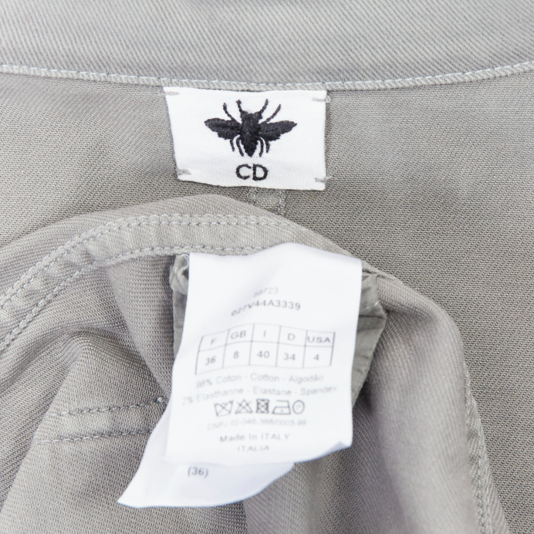Dior Grey Denim Chore Jacket - Image 11