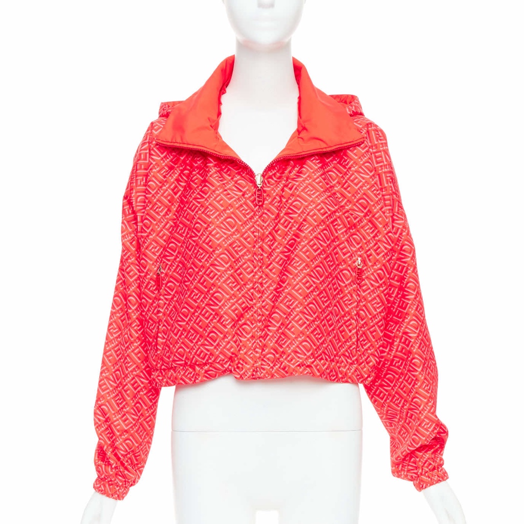 Fendi Red FF Anorak Jacket