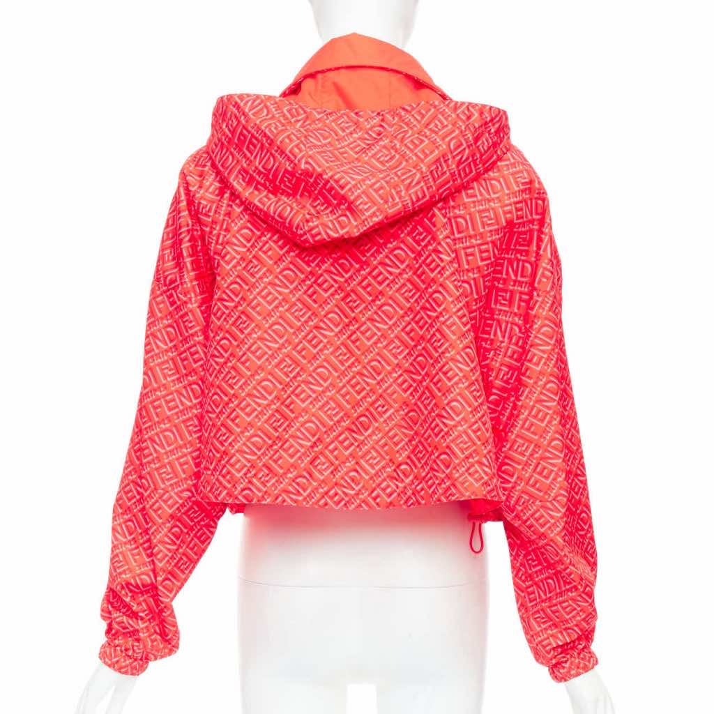 Fendi Red FF Anorak Jacket - Image 10