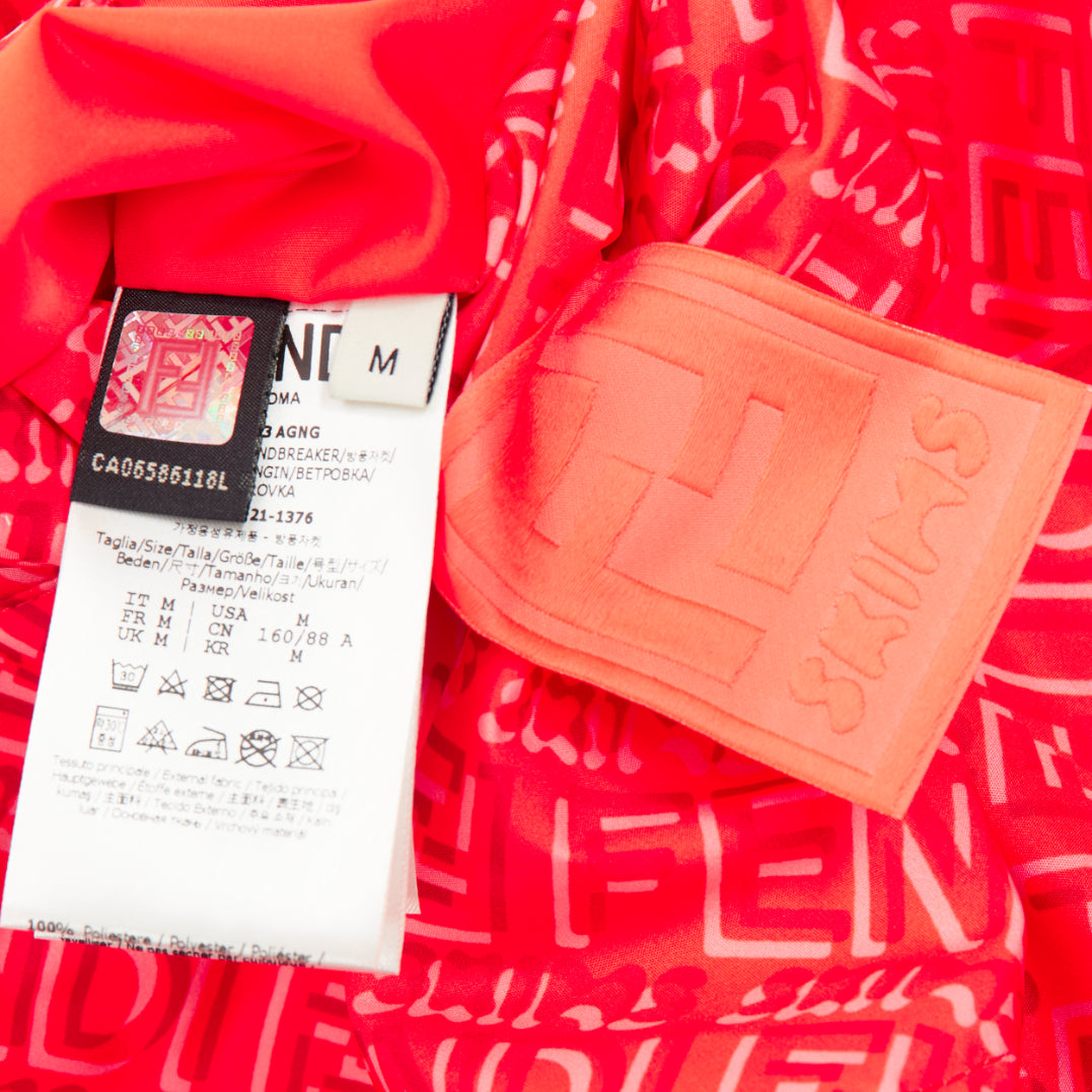 Fendi Red FF Anorak Jacket - Image 13