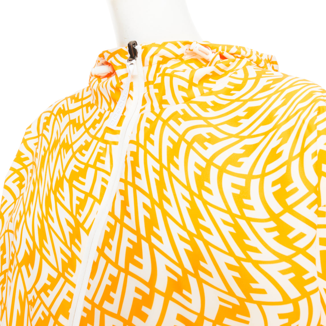 Fendi Yellow Swirl Print Windbreaker - Detail 2