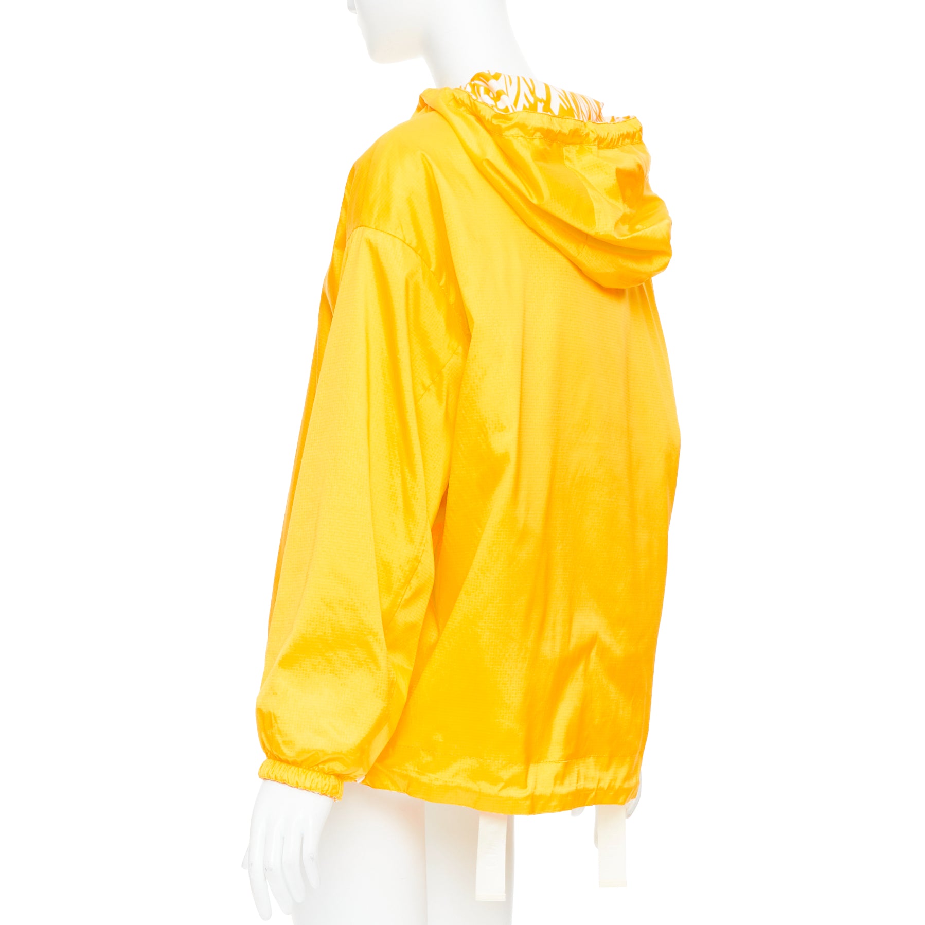 Fendi Yellow Swirl Print Windbreaker - Image 14