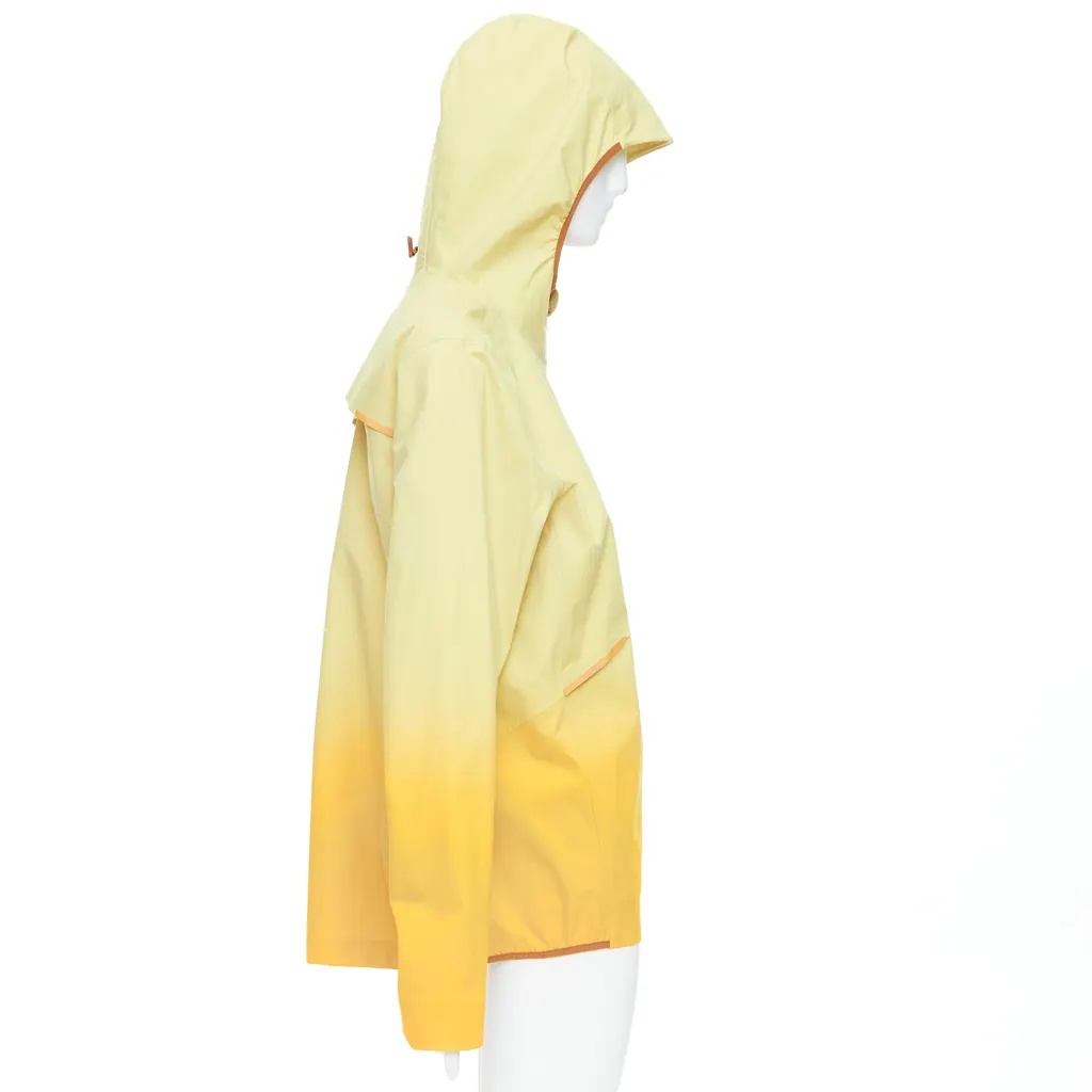 Loewe Yellow Gradient Anorak Yellow Polyester Very good - Model View