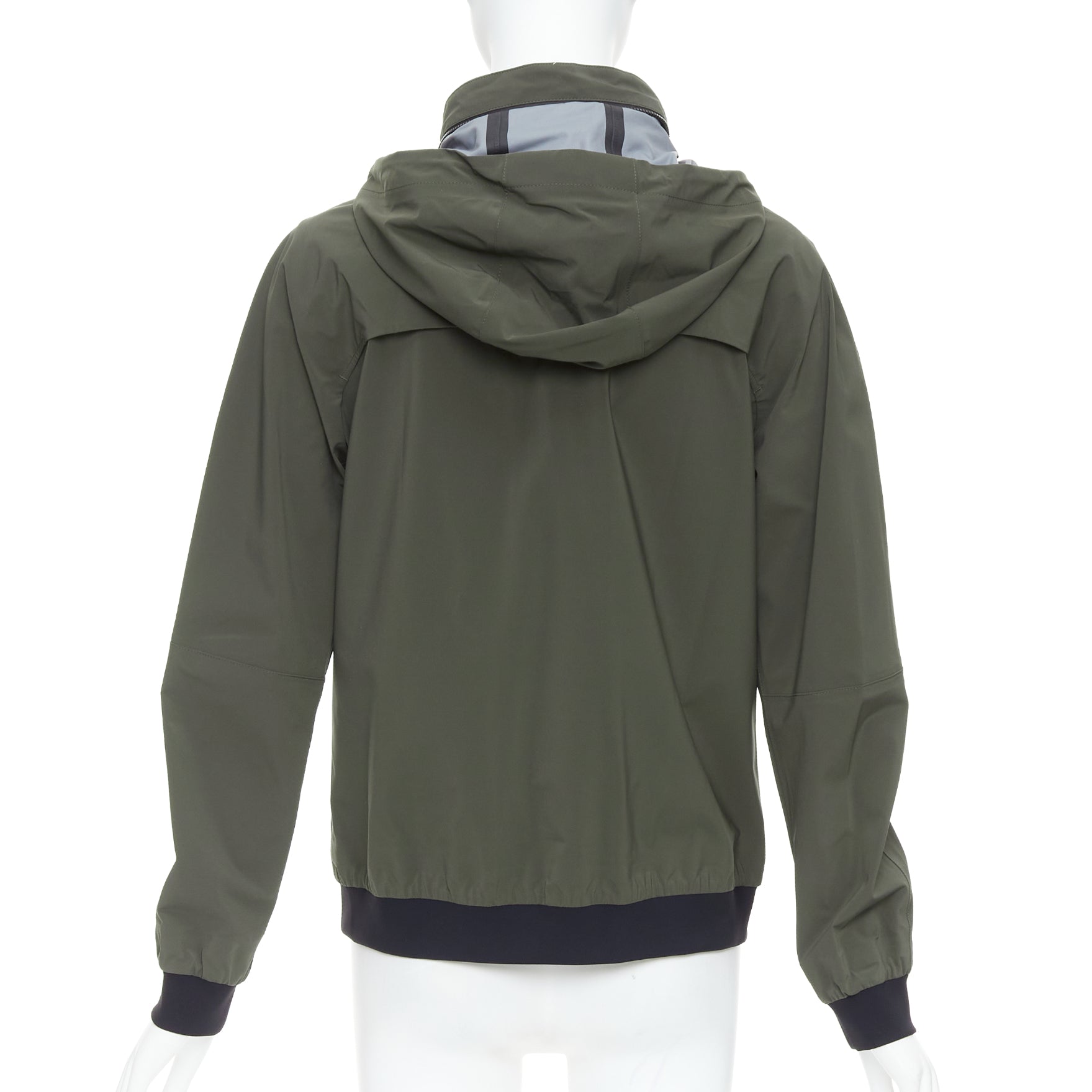 Hermès Khaki Zip Windbreaker - Detail 1