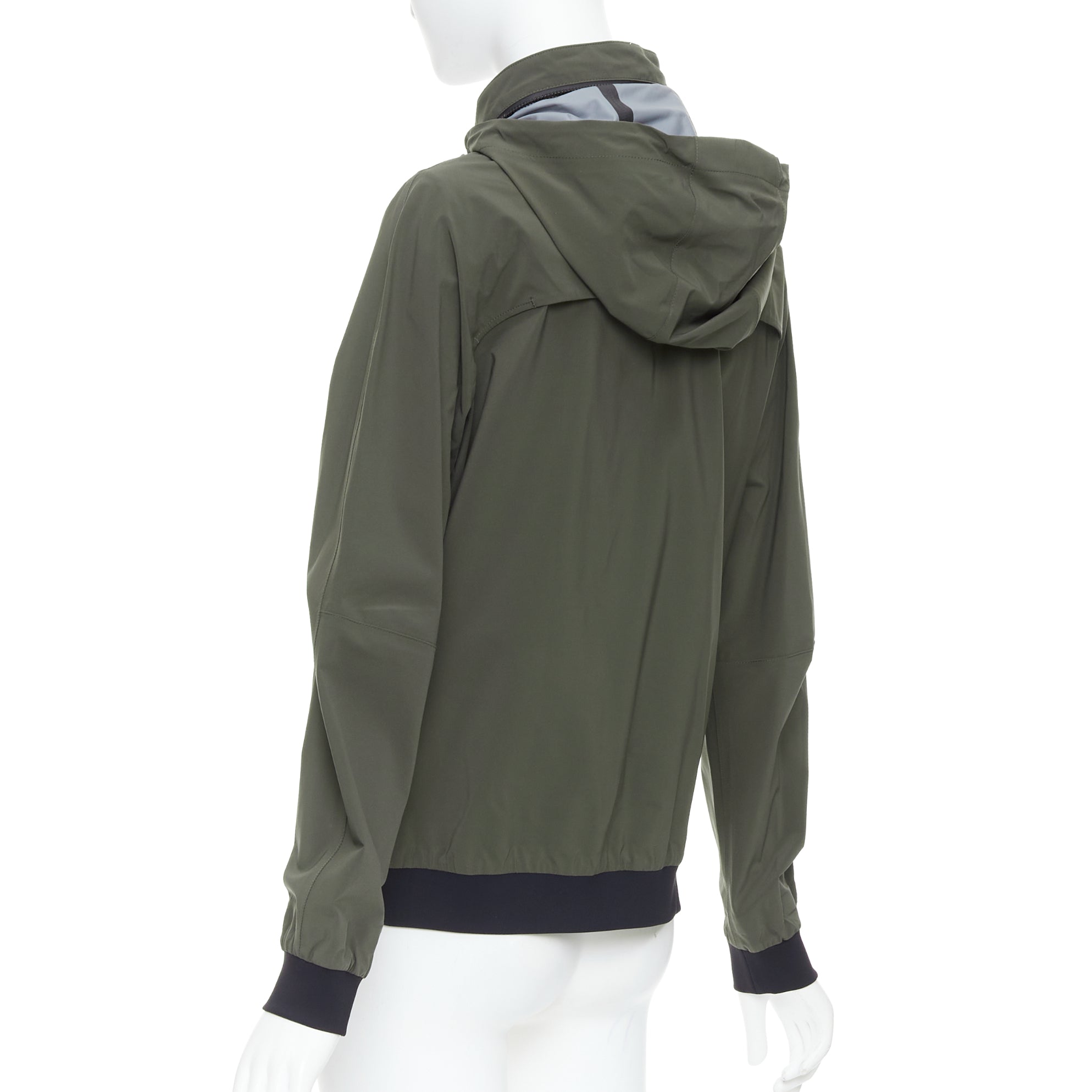 Hermès Khaki Zip Windbreaker - Detail 2