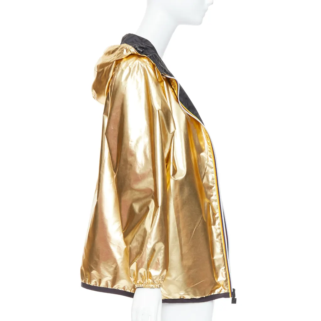 Fendi Gold FF Windbreaker Gold Polyester Very good - Box View