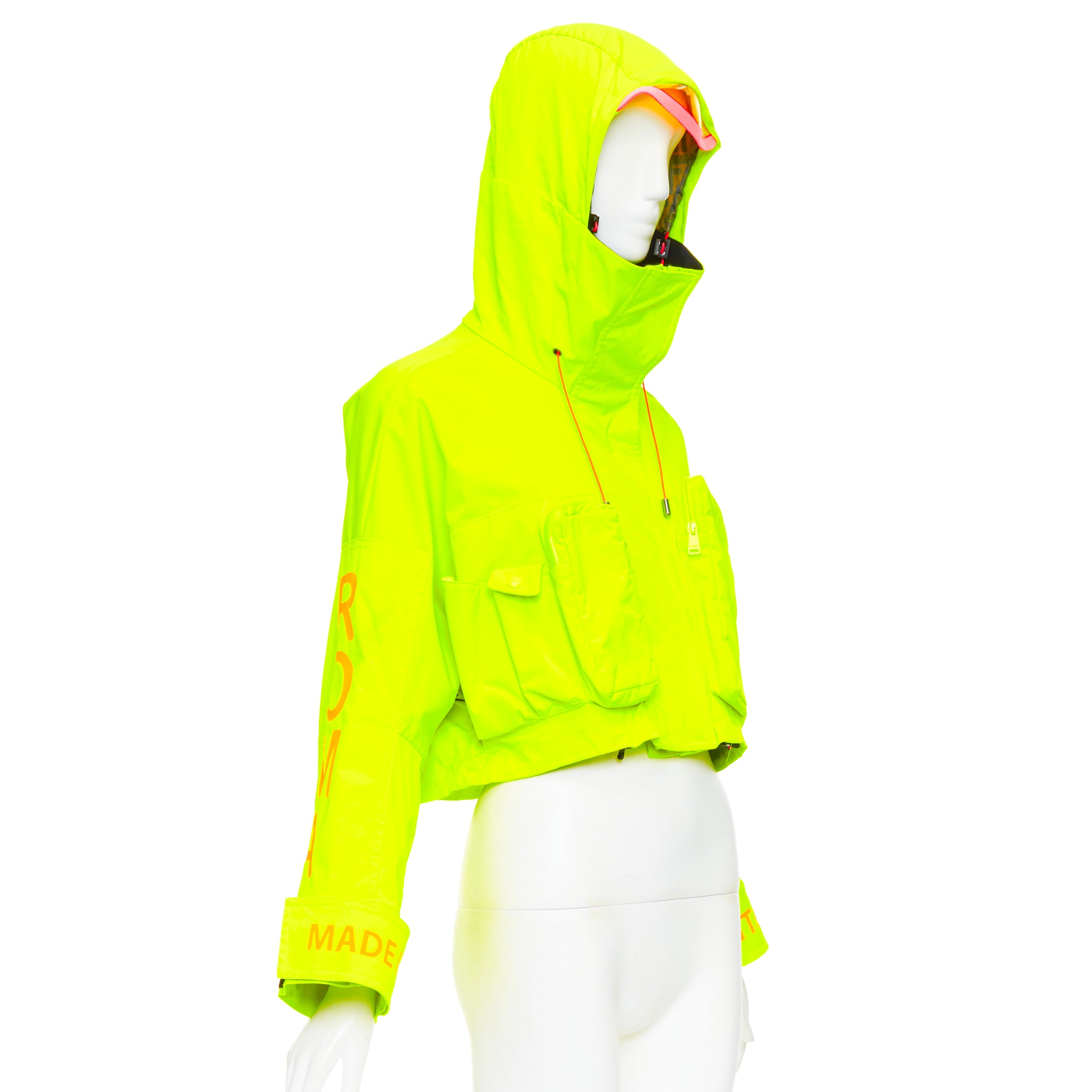 Fendi Yellow Multi-Pocket Anorak - 4