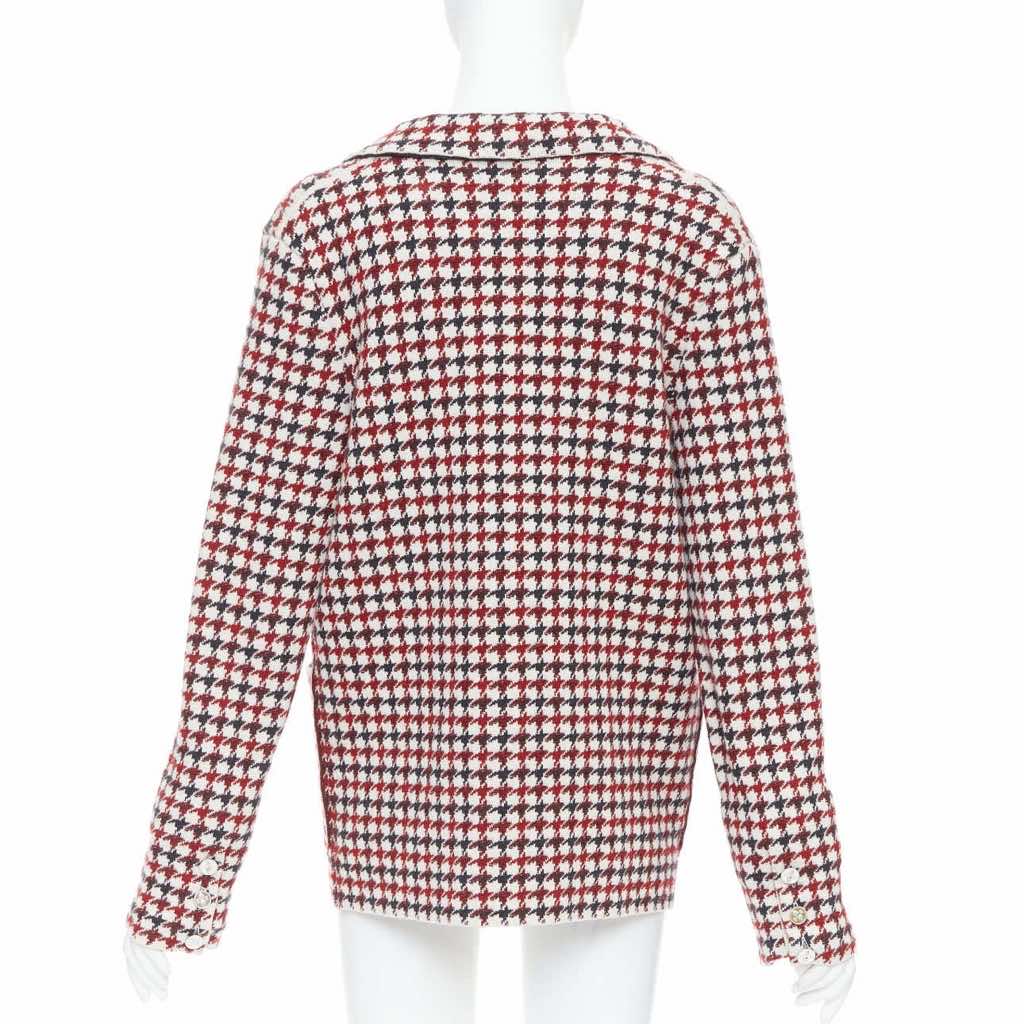 Barrie Burgundy Knit Blazer - Detail 1