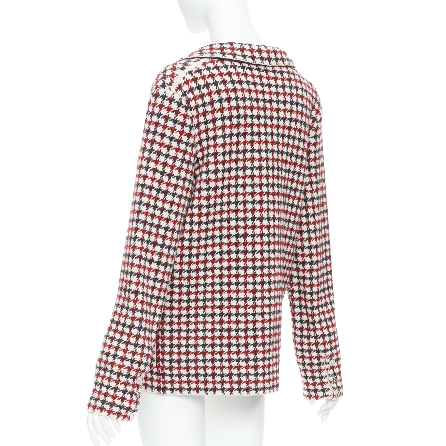 Barrie Burgundy Knit Blazer - Detail 2