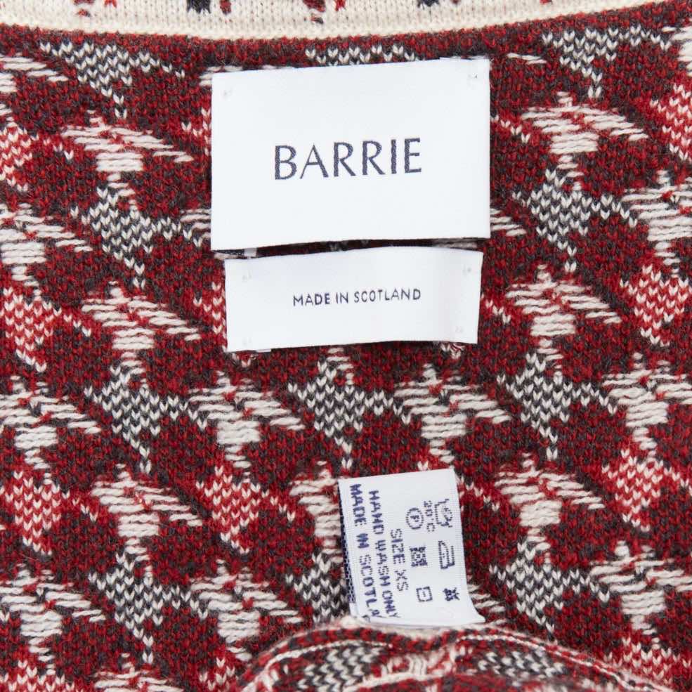 Barrie Burgundy Knit Blazer - Image 11