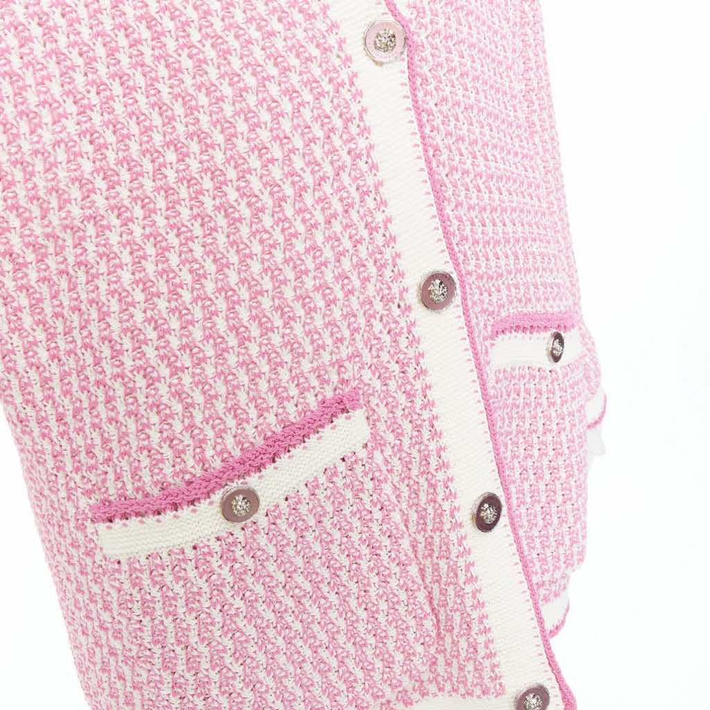 Chanel Metallic Buttons Cardigan - Back view