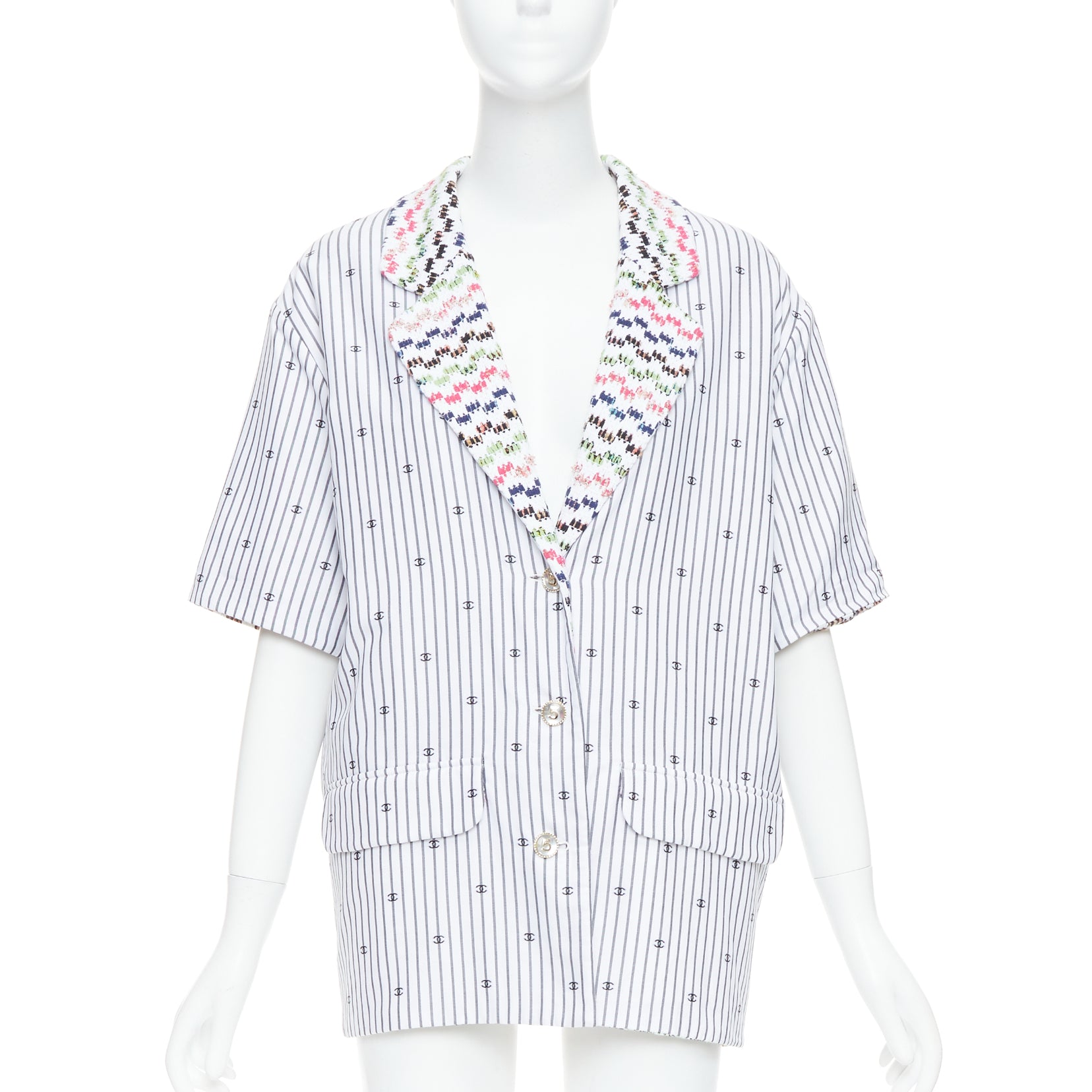 Chanel Multicolor Tweed Jacket