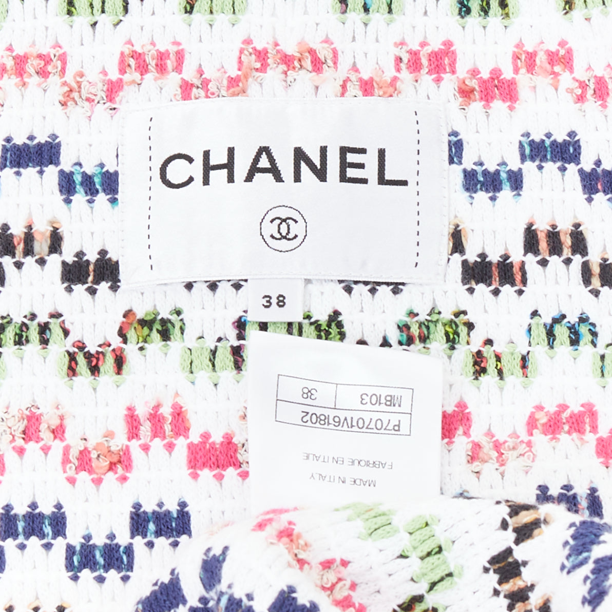 Chanel Multicolor Tweed Jacket - Image 11